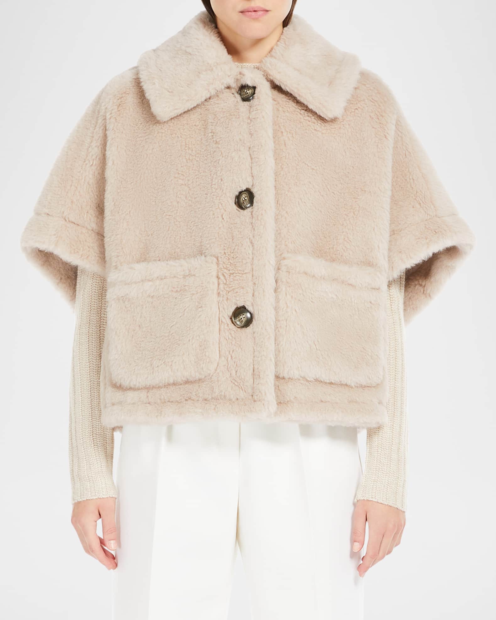Newtzero Virgin Wool-Blend Cape 1