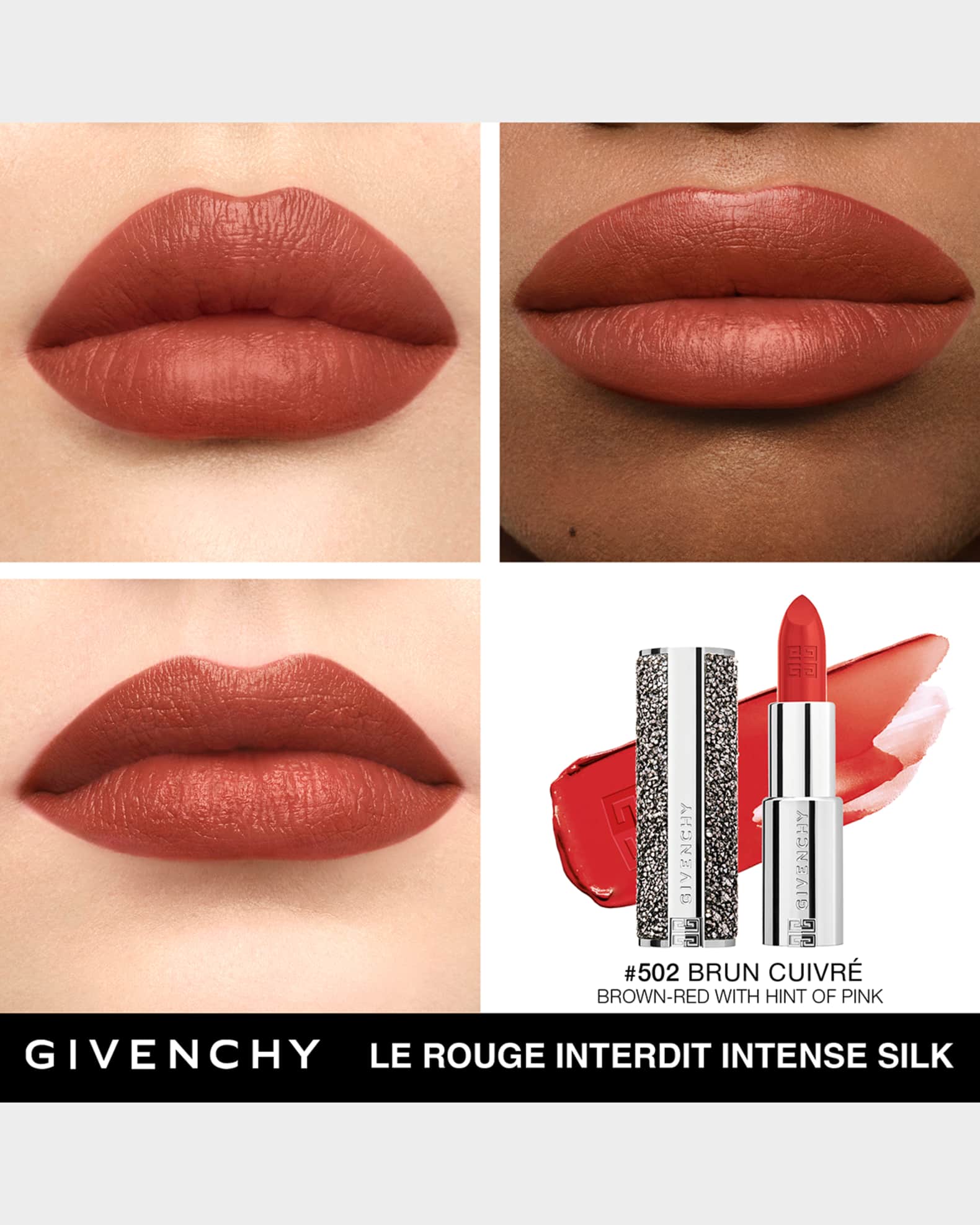 Limited Edition Holiday Le Rouge Interdit Intense Silk Satin Matte Lipstick 1