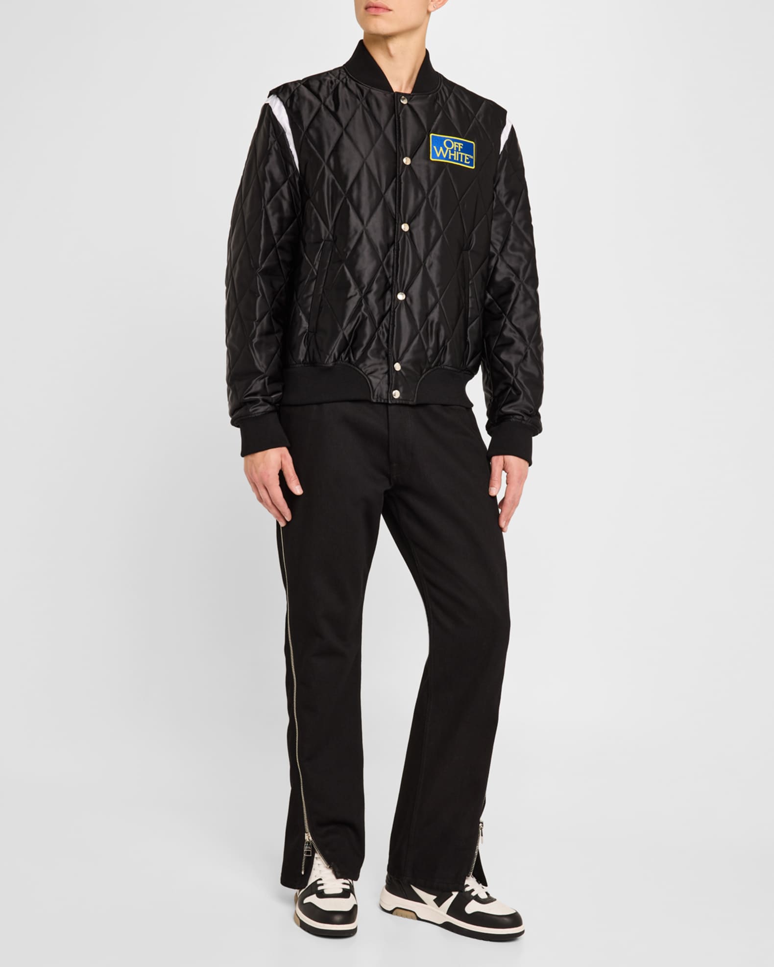 Men's Quilted Multi-Patch Souvenir Jacket 1