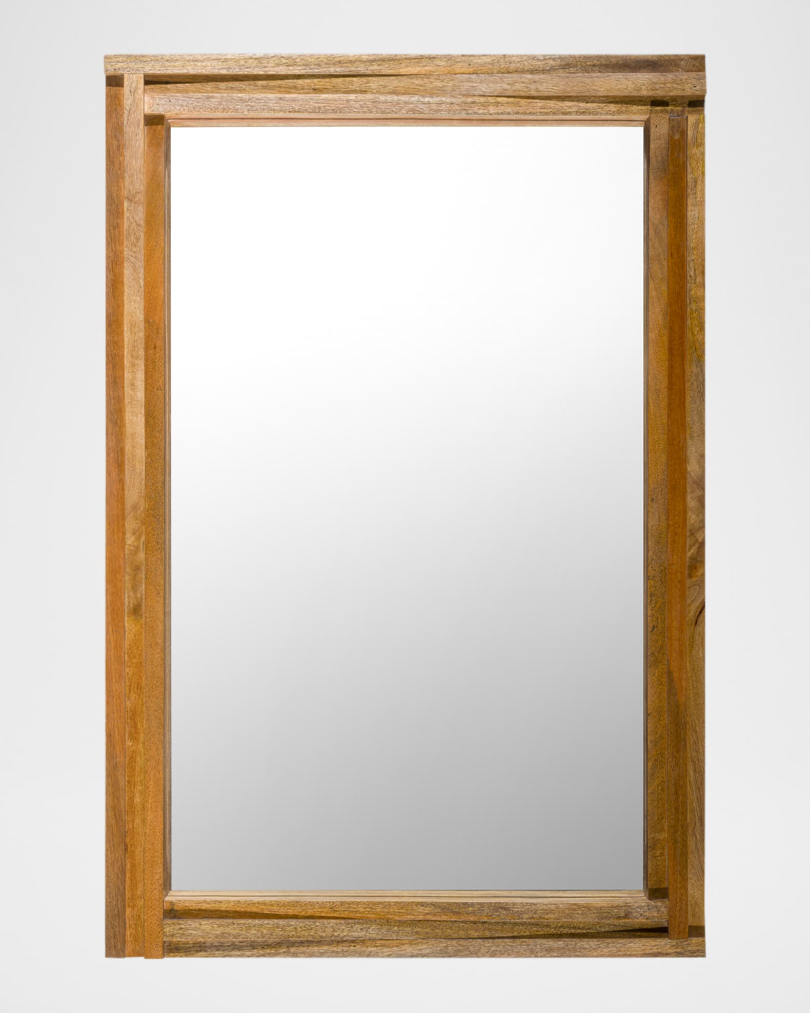 Auckland Brown Mango Wood Frame Mirror 0