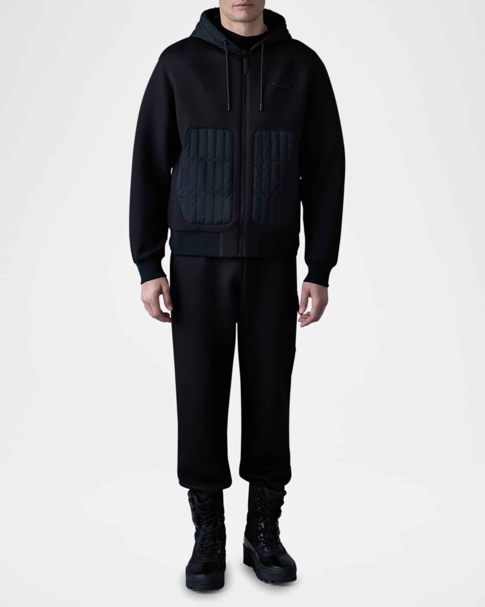 Mackage Men s Cruz Light Down Jersey Hoodie Neiman Marcus