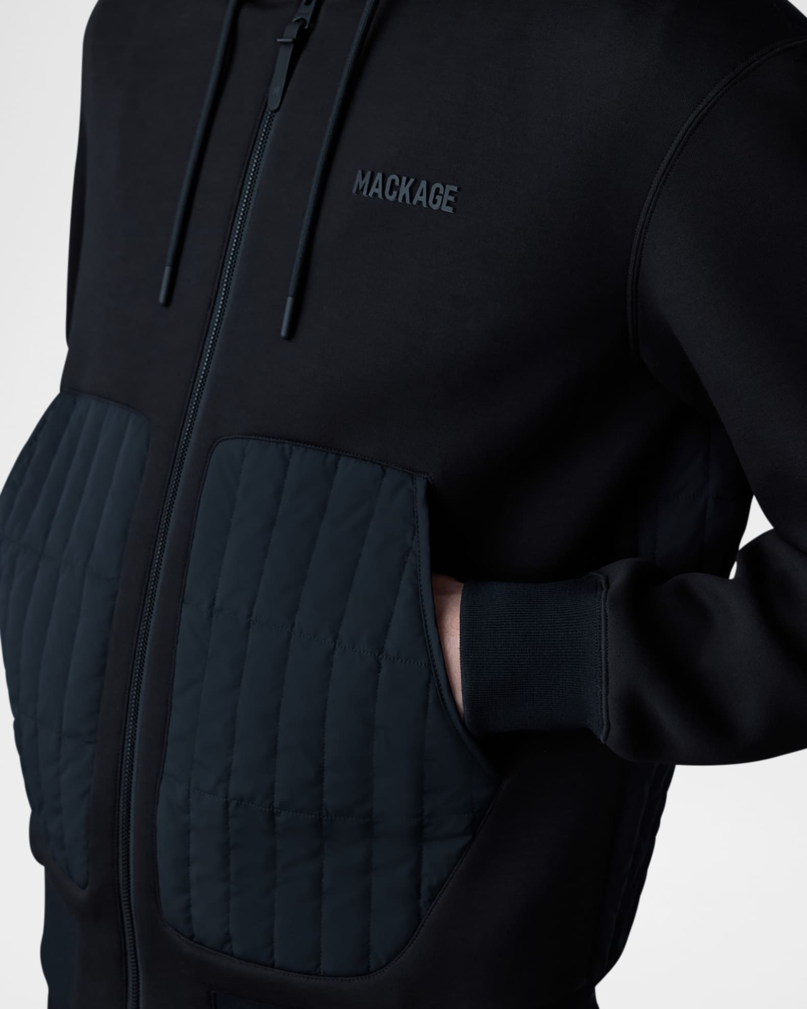 ■Mackage■メンズ クルーズ ライト ダウン ジャージ パーカー GRAYDON_BLACK_0_1200x1200_crop