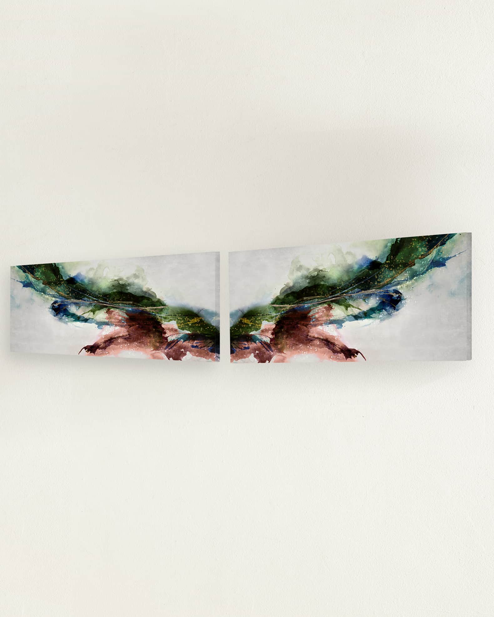 "Movement in Color" Gallery-Wrapped Giclees on Canvas by Mari Urasawa, 48" x 24" - Set of 2 1