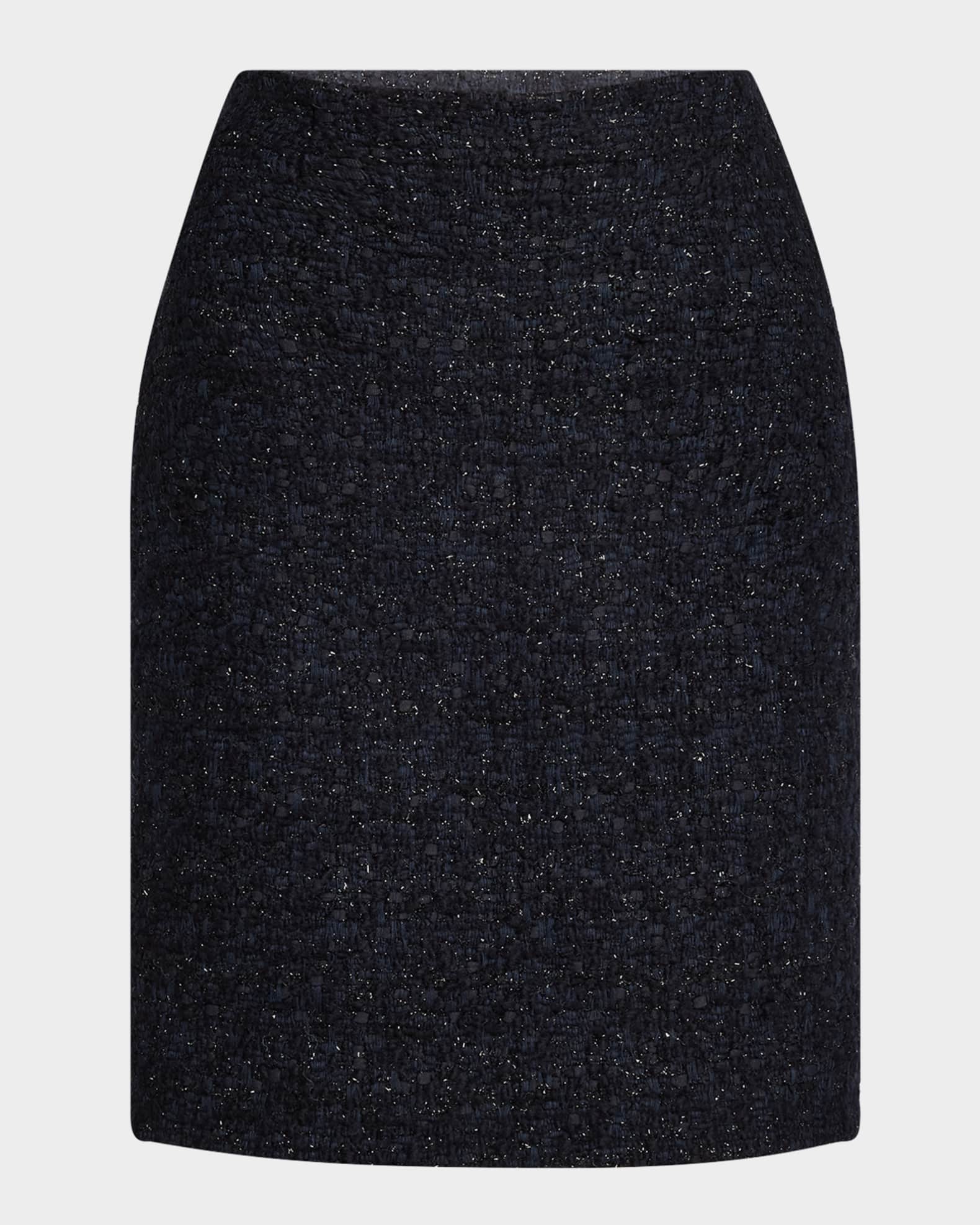 Tweed Pencil Skirt  0