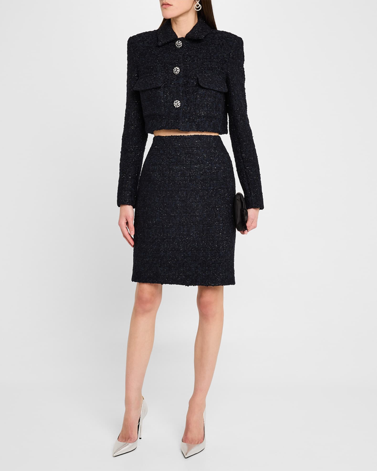 Her lip to　Tweed Belted Down Coat 0400021519097?wid=900