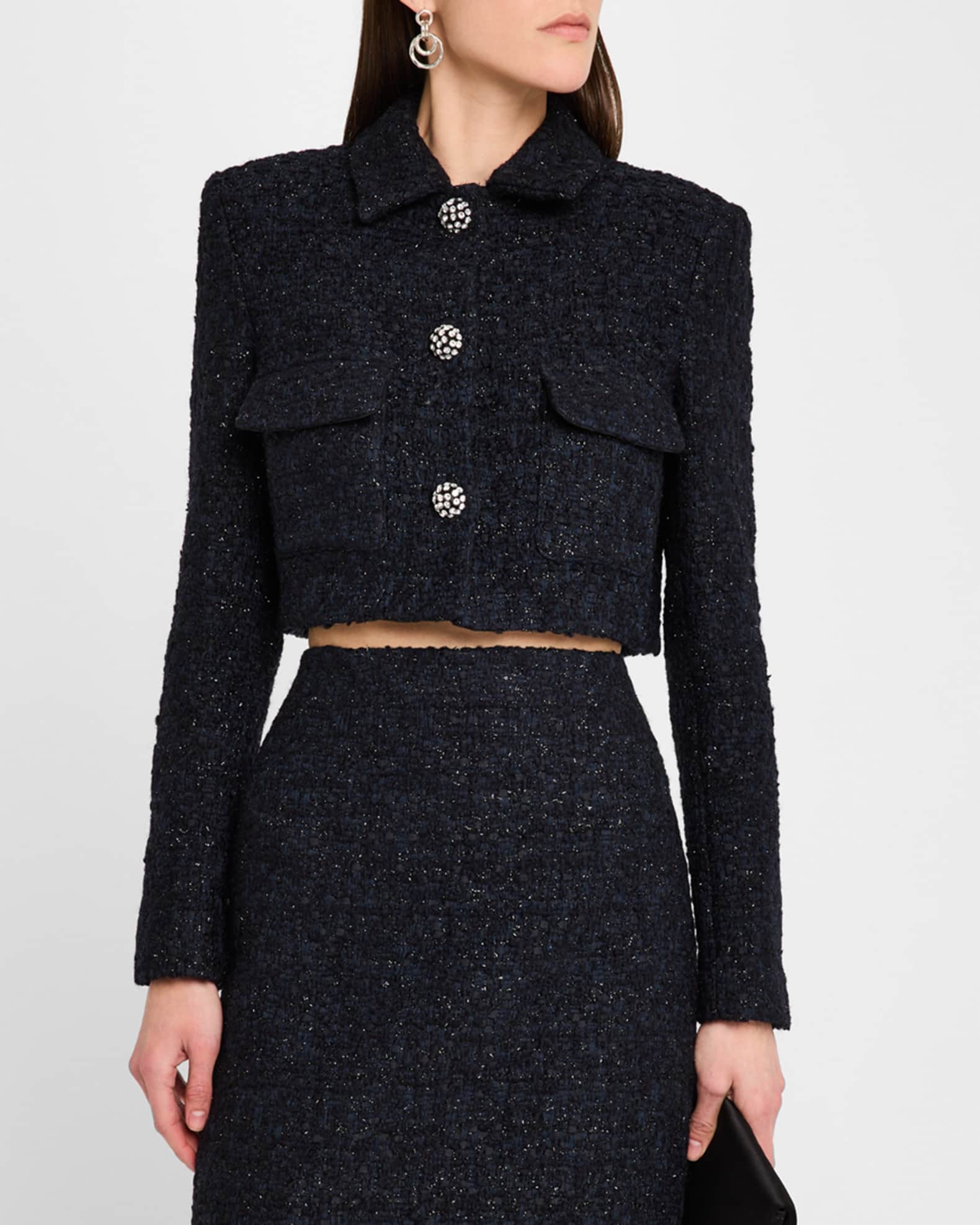 Adam Lippes Boxy Tweed Jacket | Neiman Marcus