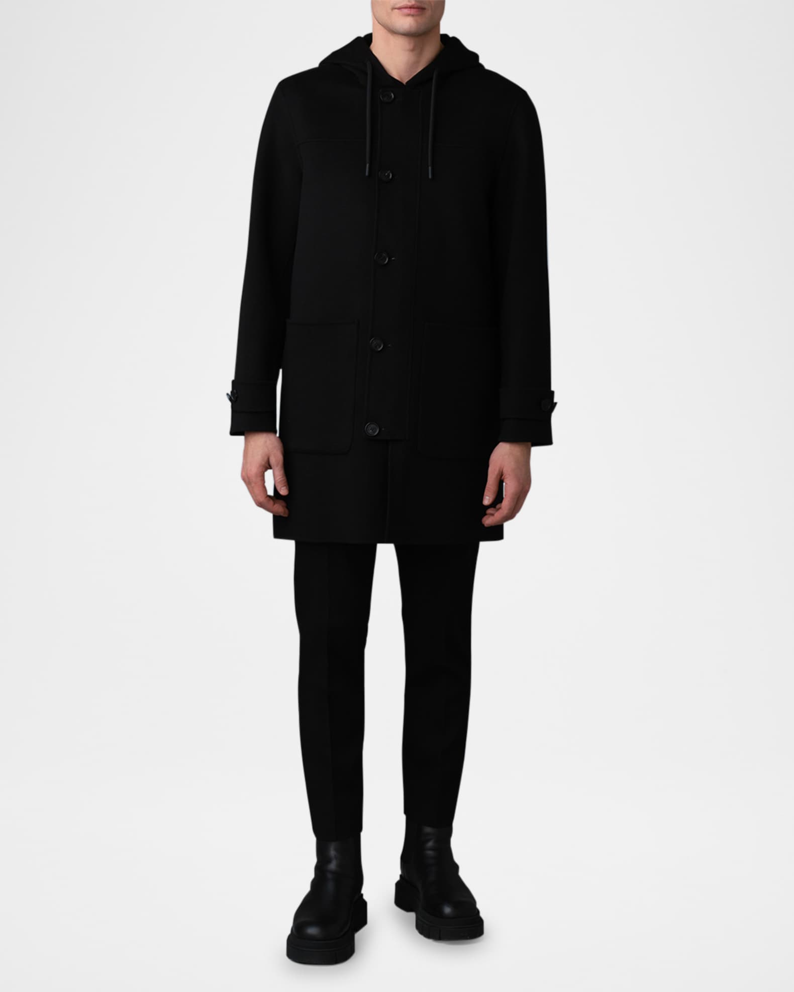 Mackage Men s Joshua Double Face Wool Duffel Coat