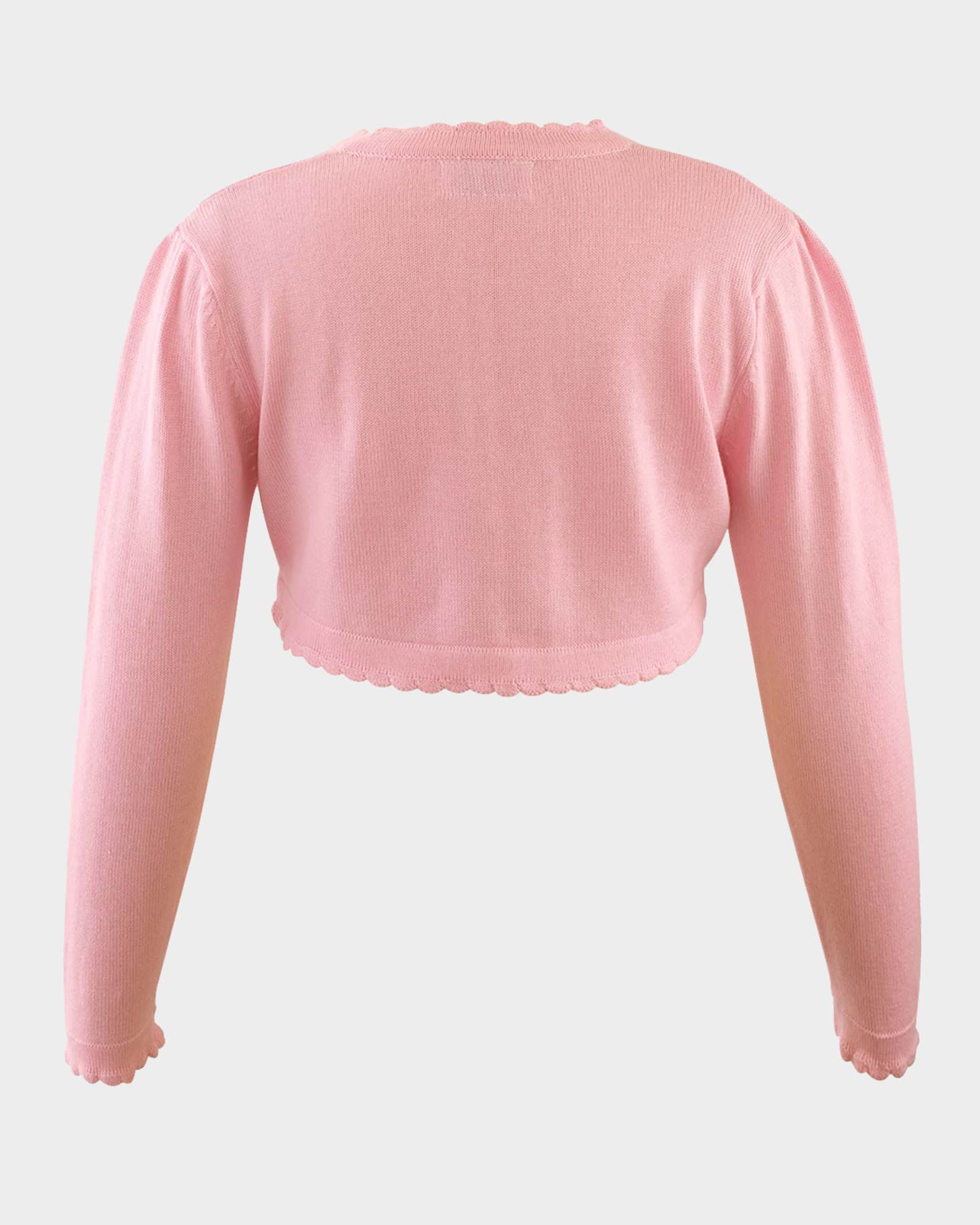 Girl's Scalloped Trim Bolero, Size 2-10 1