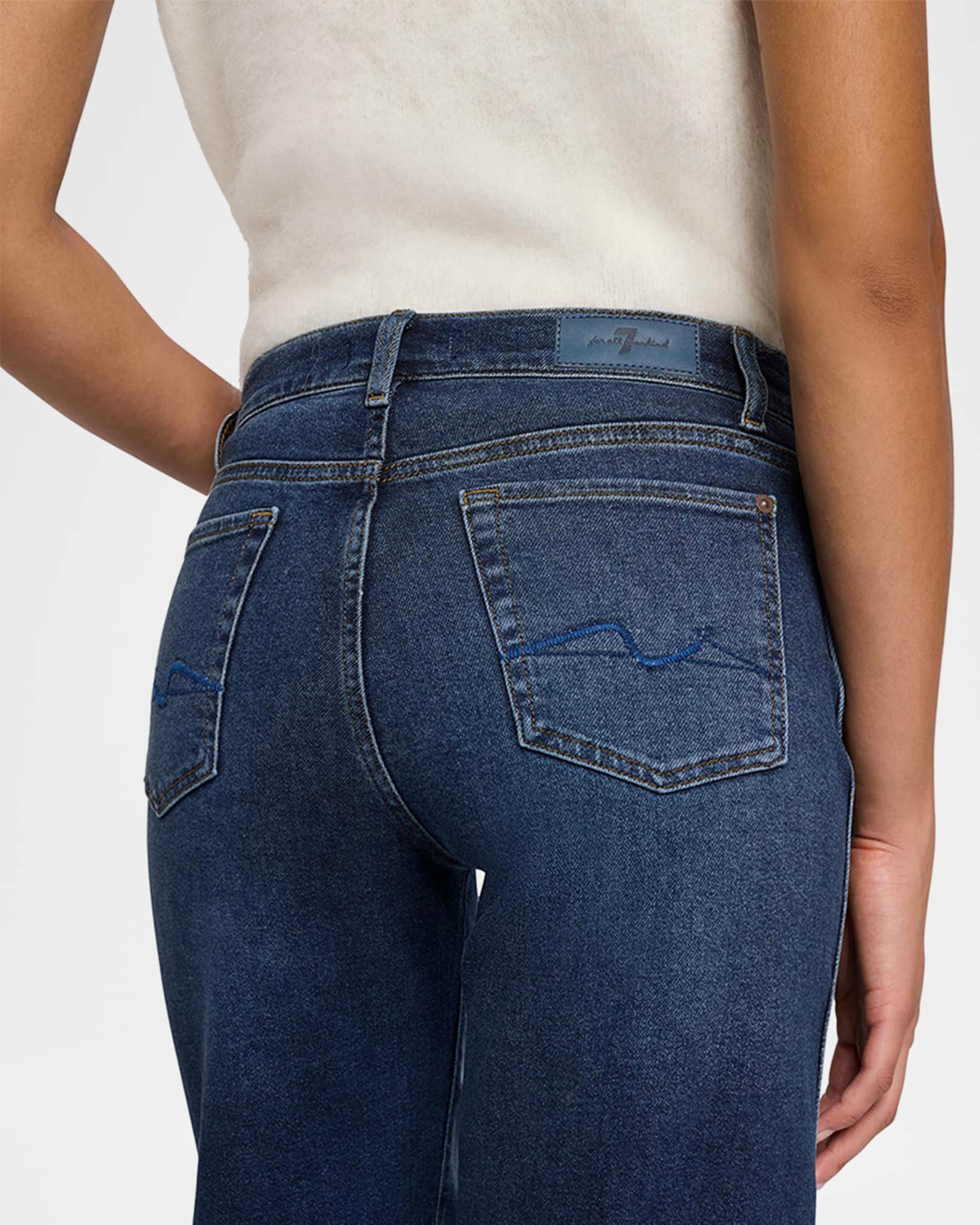 デニム・ジーパン 7 For All Mankind \"LOTTA PANALU\" WIDE LEG 7 For All Mankind Lotta wide-leg Jeans | Blue | FARFETCH