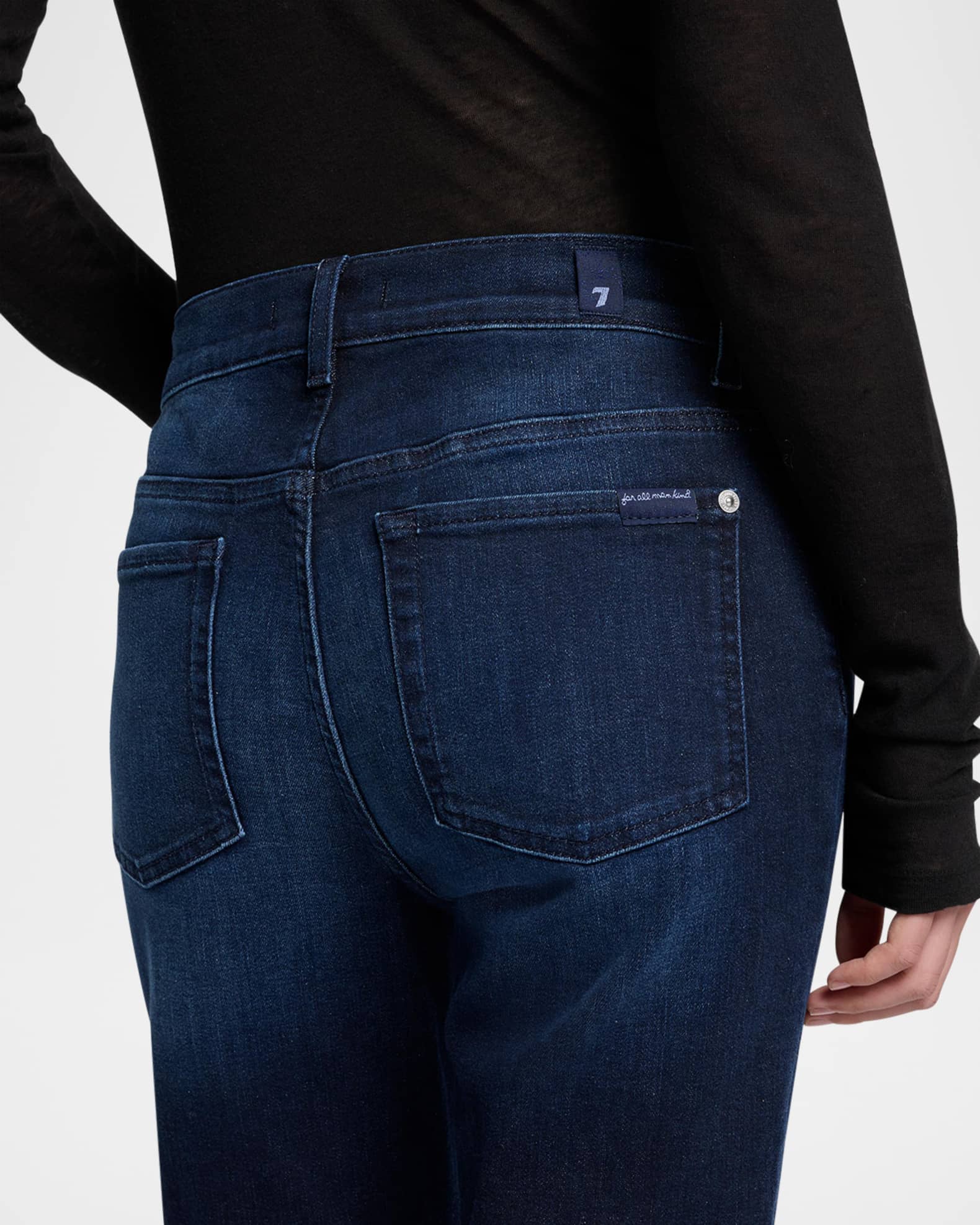 7 for all mankind Daisy Ankle Bootcut Jeans Neiman Marcus