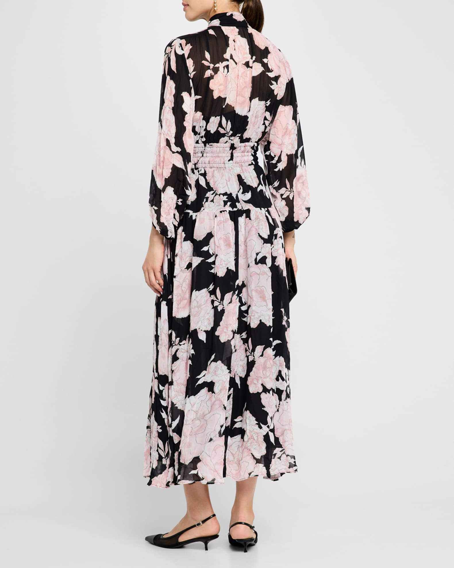 Derek Lam 10 Crosby
 Kris Sleeveless Floral Midi-Dress main image 1