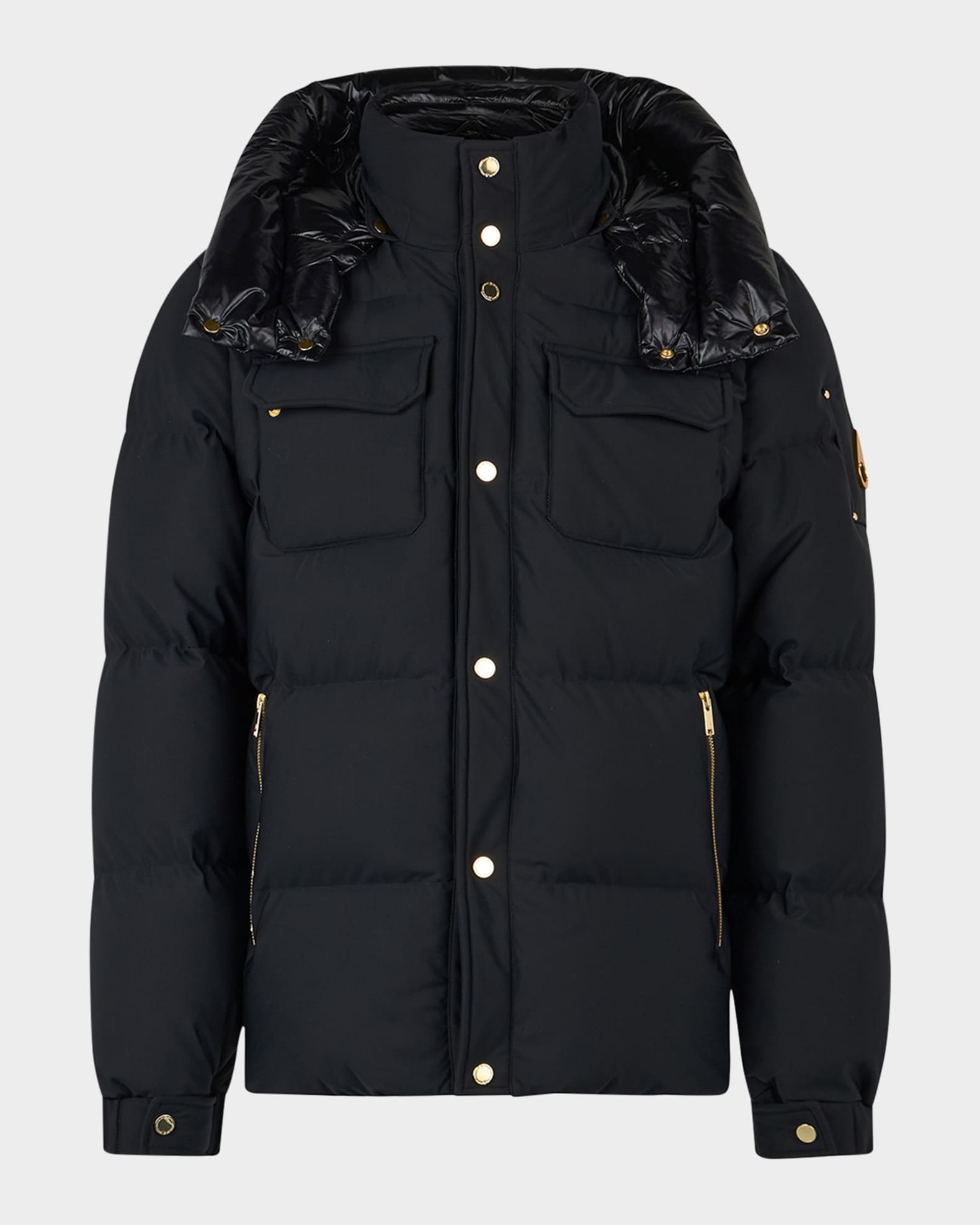 Moose Knuckles Men s Suthep Gold Puffer Jacket Neiman Marcus