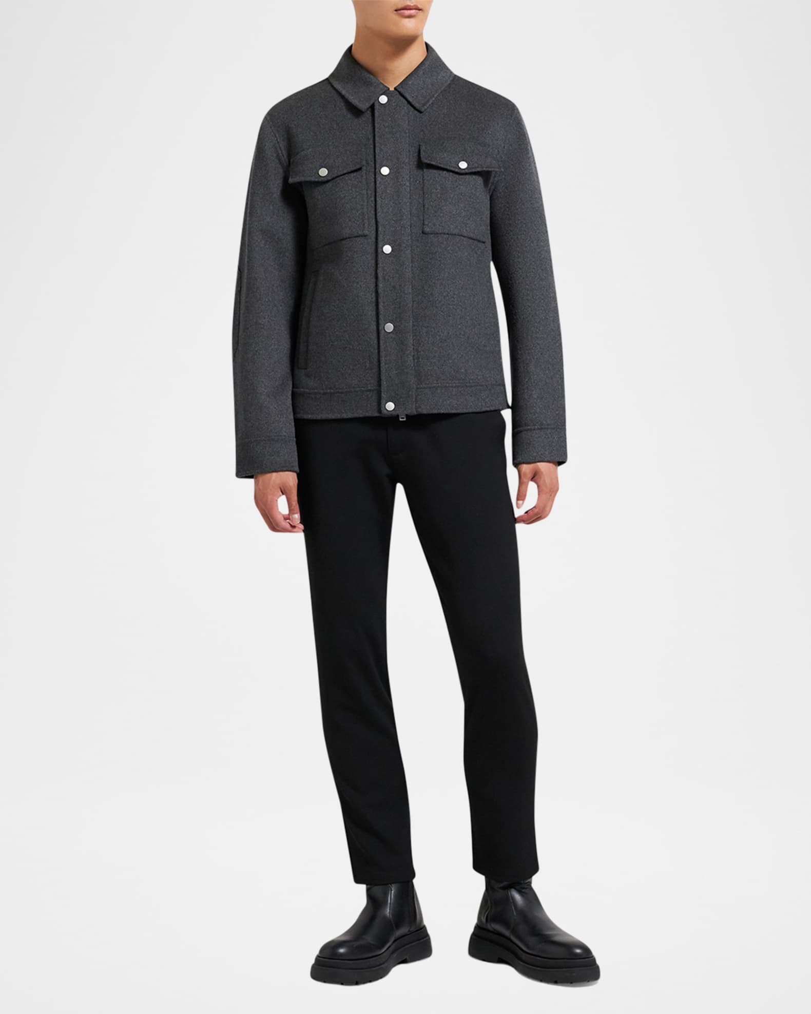 Men's Jacques Wool-Cashmere Overshirt 1