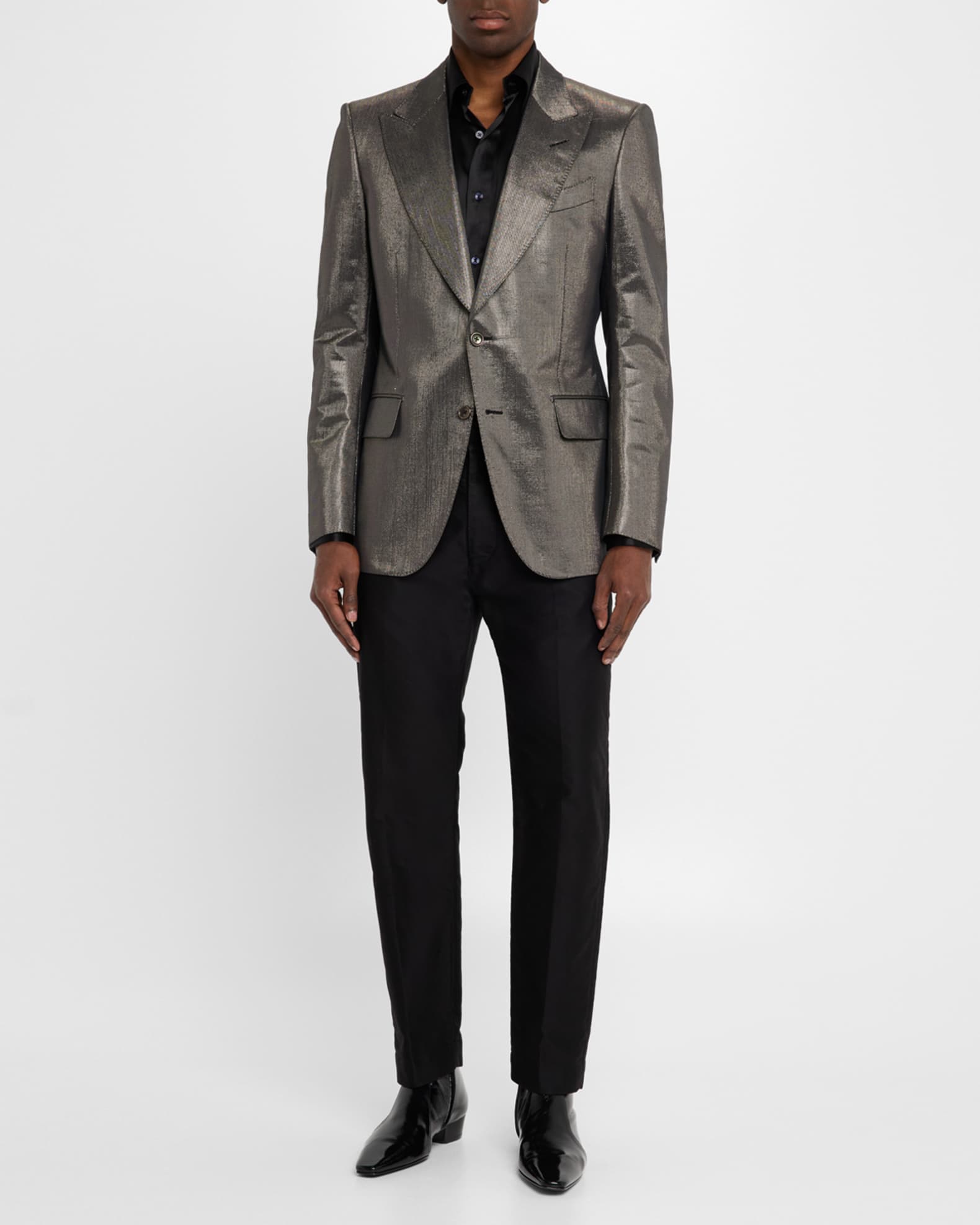 Men's Dyllan Lurex Dinner Jacket - Thumbnail 2