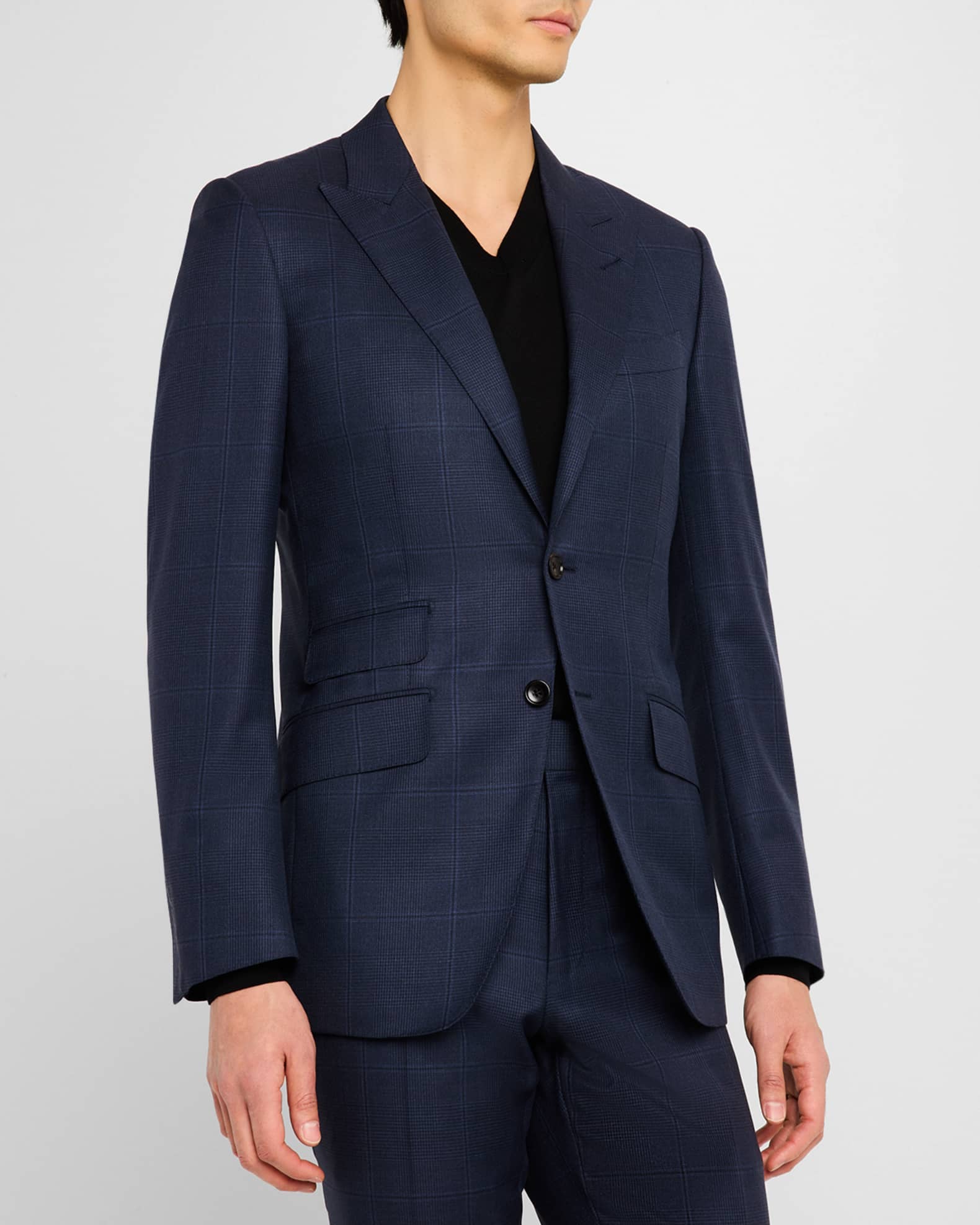 TOM FORD Men's O'Connor Prince of Wales Suit | Neiman Marcus