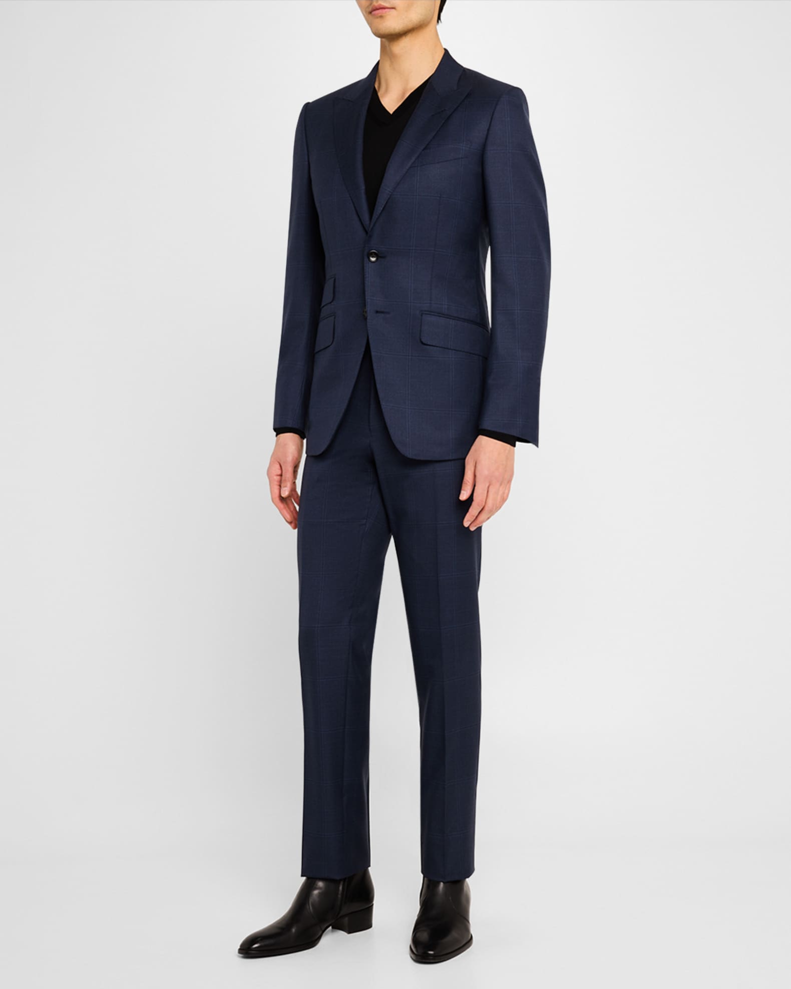 TOM FORD Men's O'Connor Prince of Wales Suit | Neiman Marcus