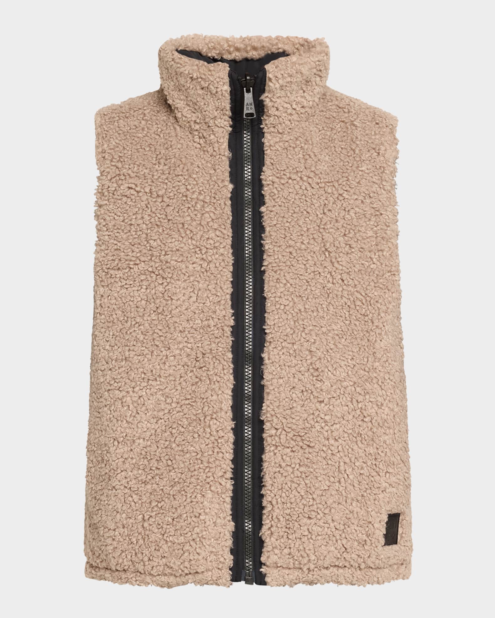 Sonja Reversible Faux Shearling Vest
