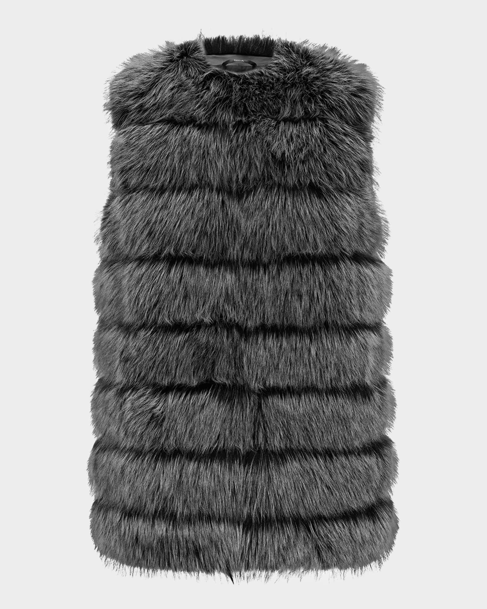Fox-Like Faux Fur Vest 1