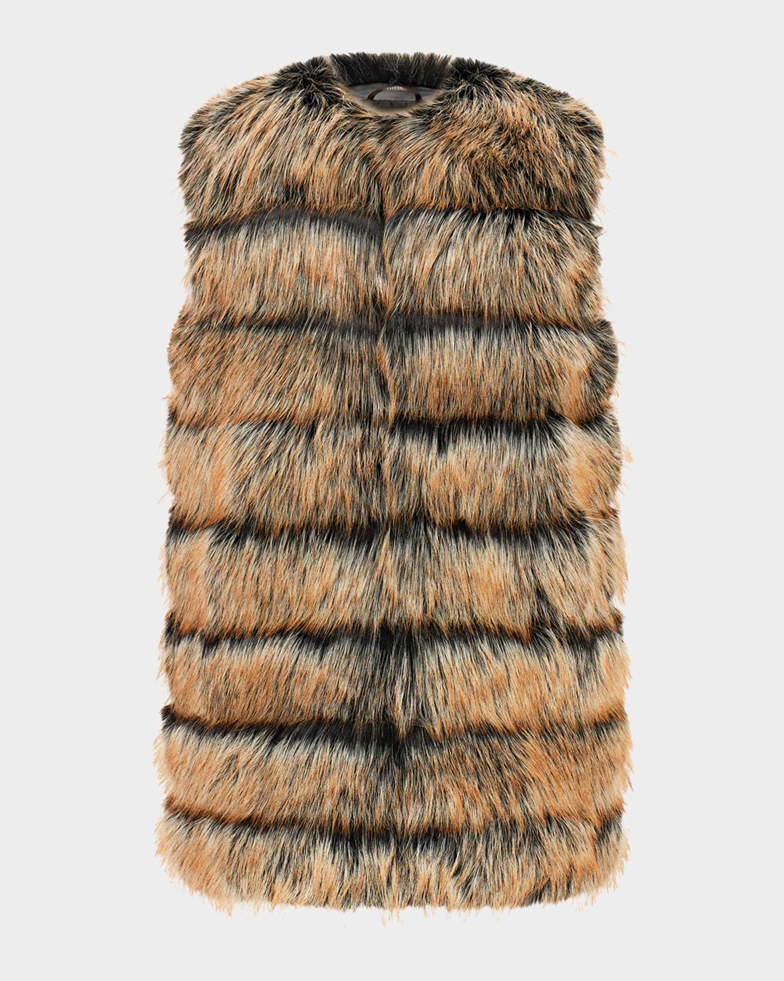 Fox-Like Faux Fur Vest 1