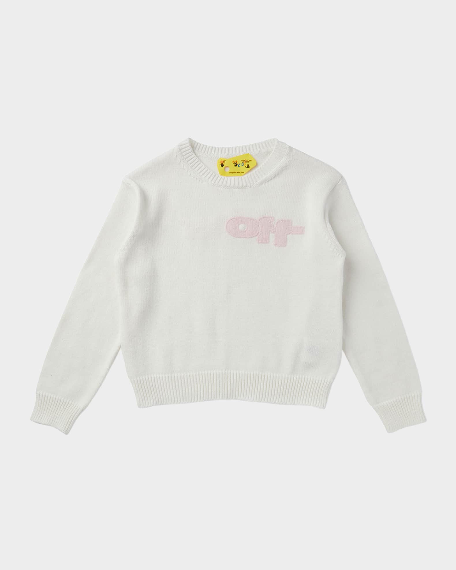 Girl's Logo Type Crewneck Sweater 0