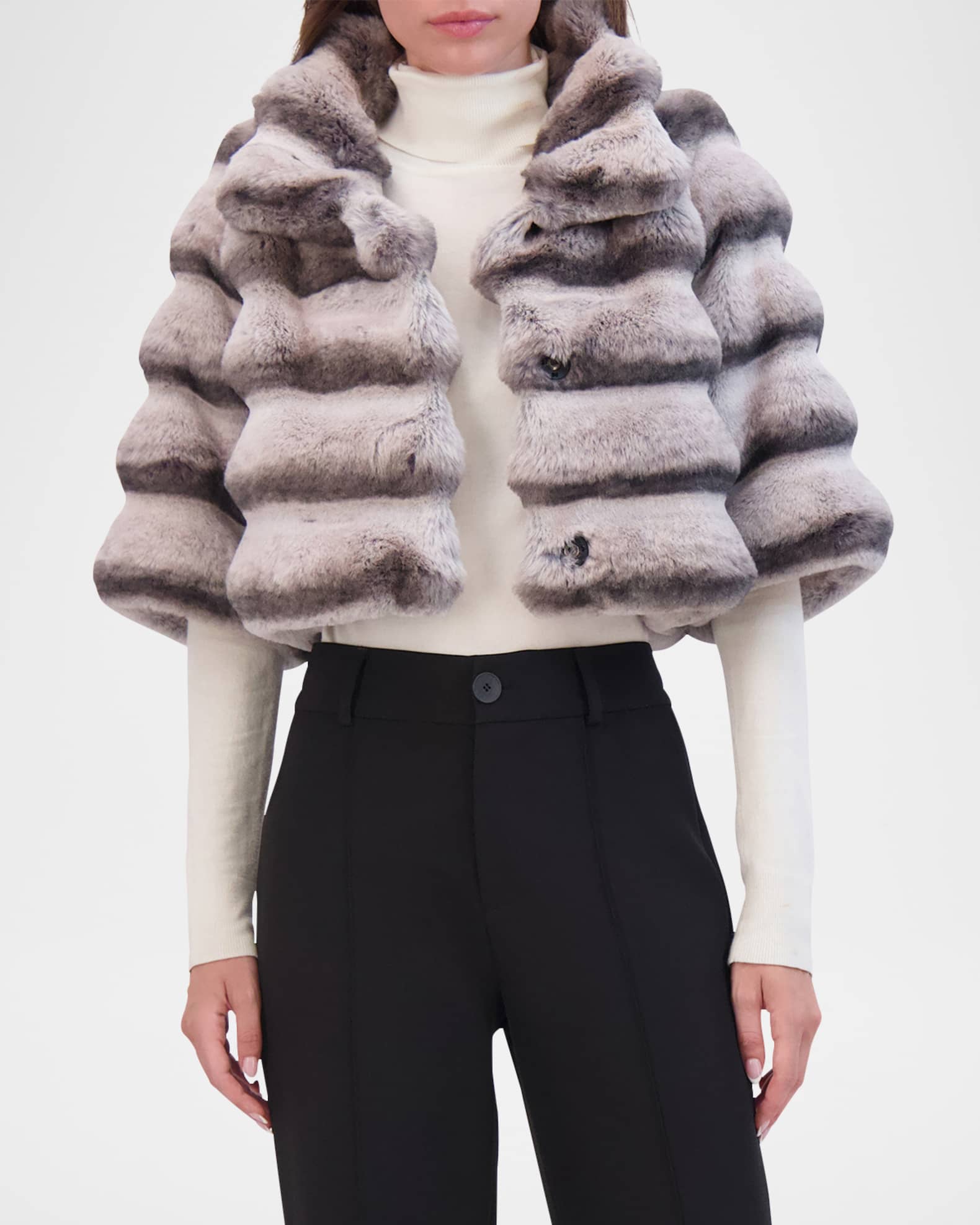 Womens faux fur bolero on sale
