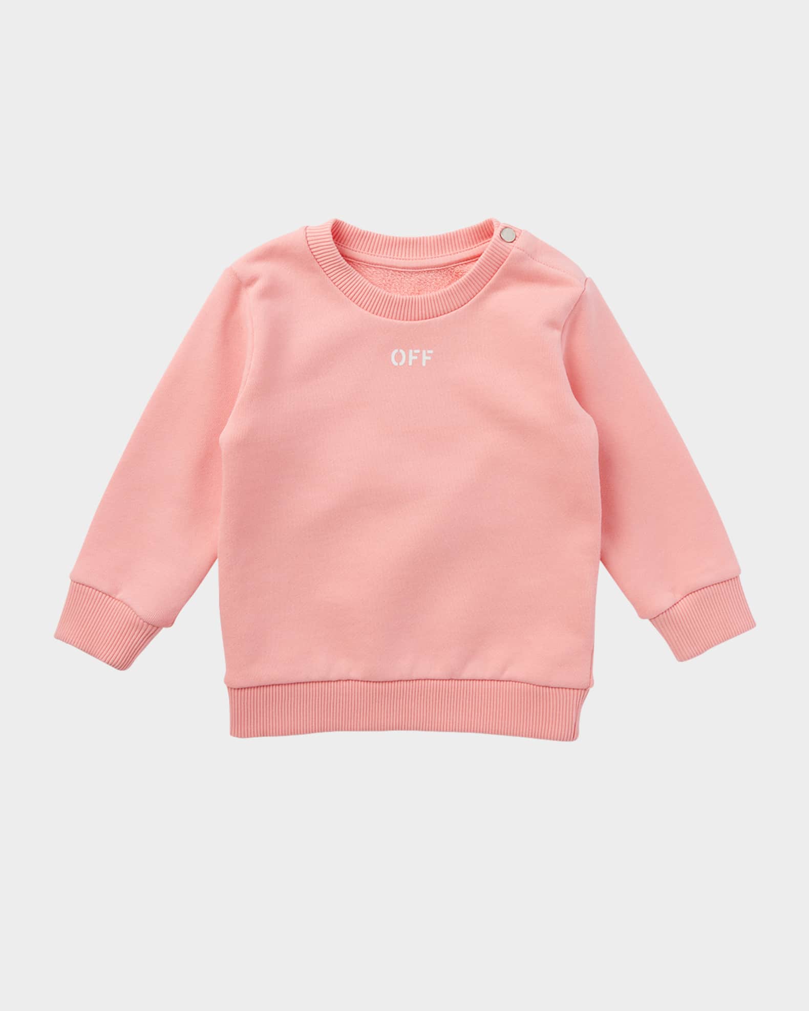 Off White Girl s Off Stamp Sweatshirt Size 3M 36M Neiman Marcus