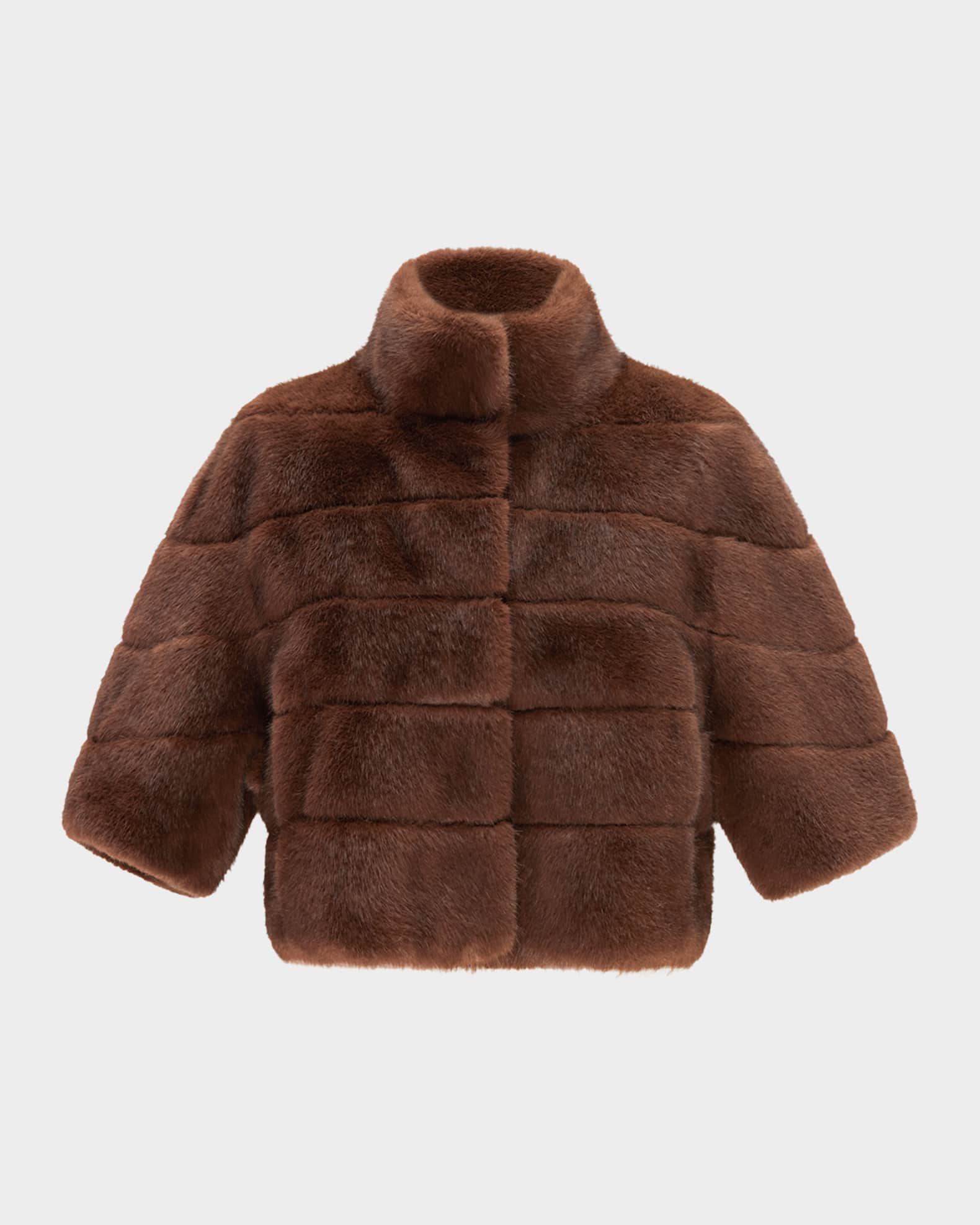 Mink-Like Faux Fur Bolero 0