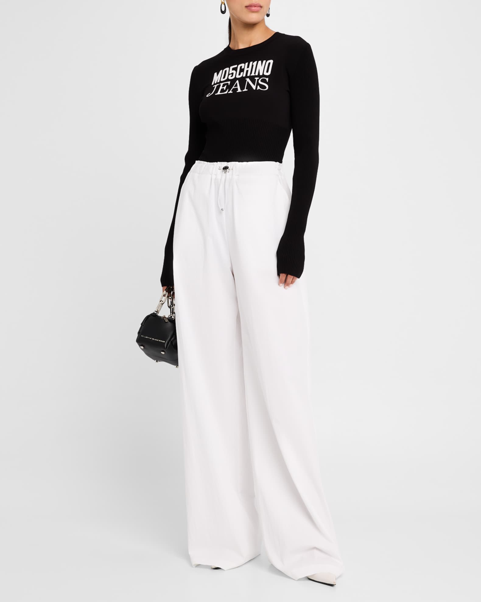 Long-Sleeve Logo Bodysuit  1
