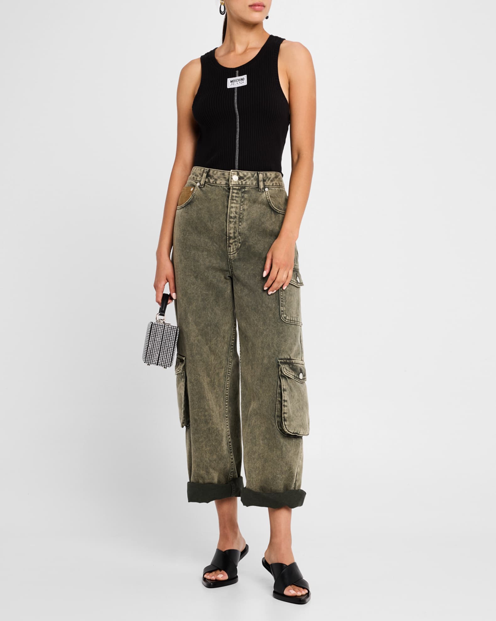 Vintage Washed Cargo Pants 1