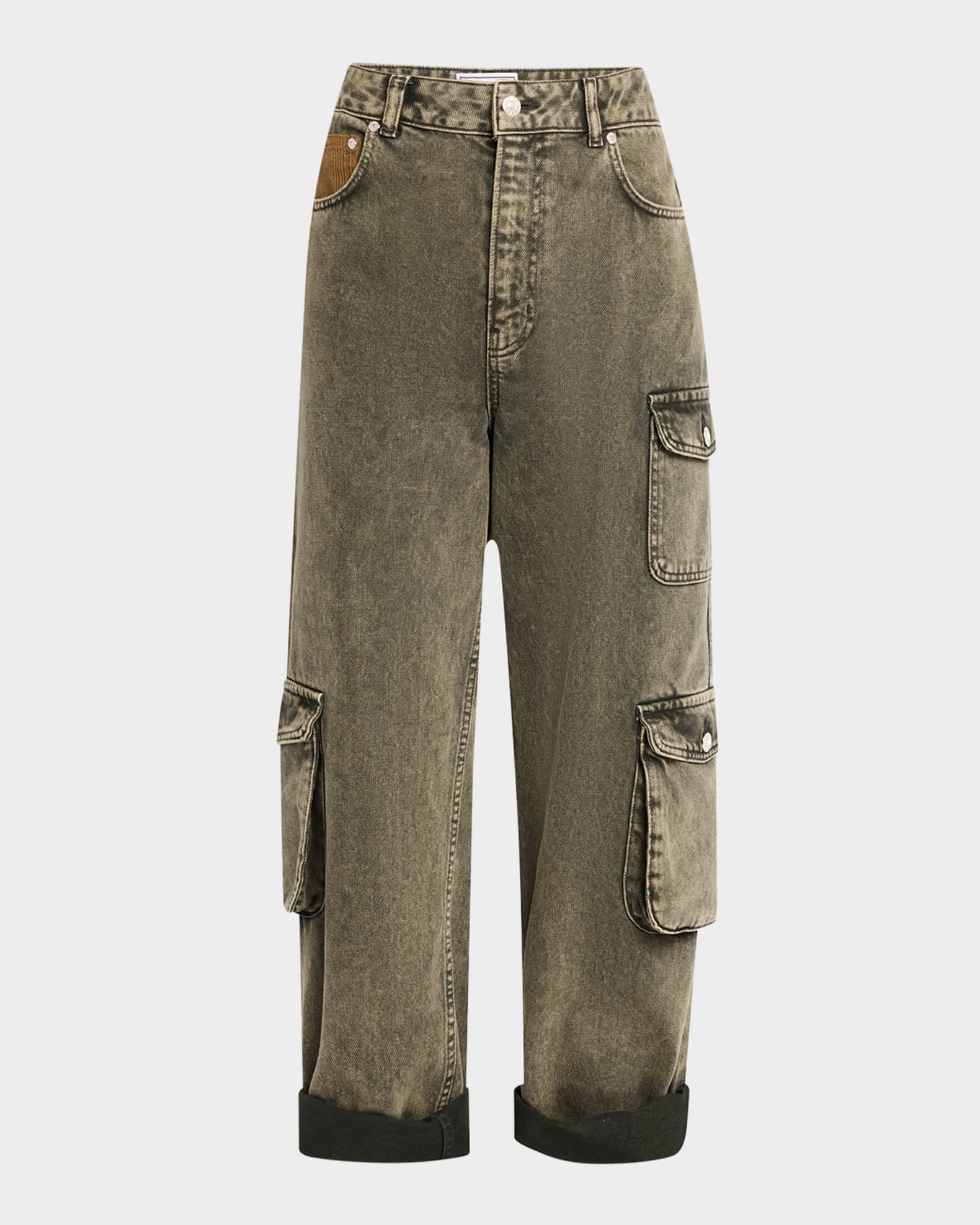 Vintage Washed Cargo Pants 0