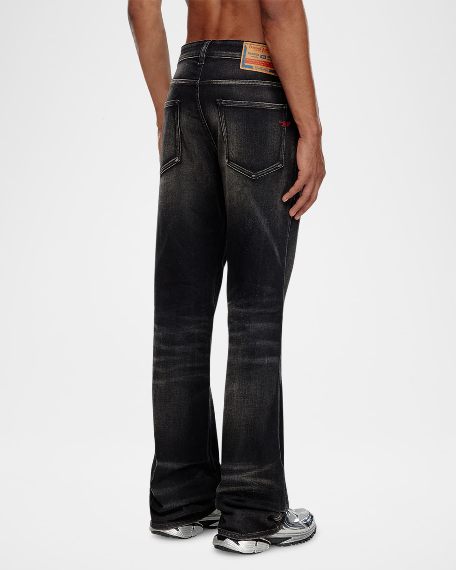 デニム・ジーパン [LAN ARCHIVE_official][0017] Dews black bootcut denim 0017] Dews black bootcut denim - LAN ARCHIVE | 60% - Asian