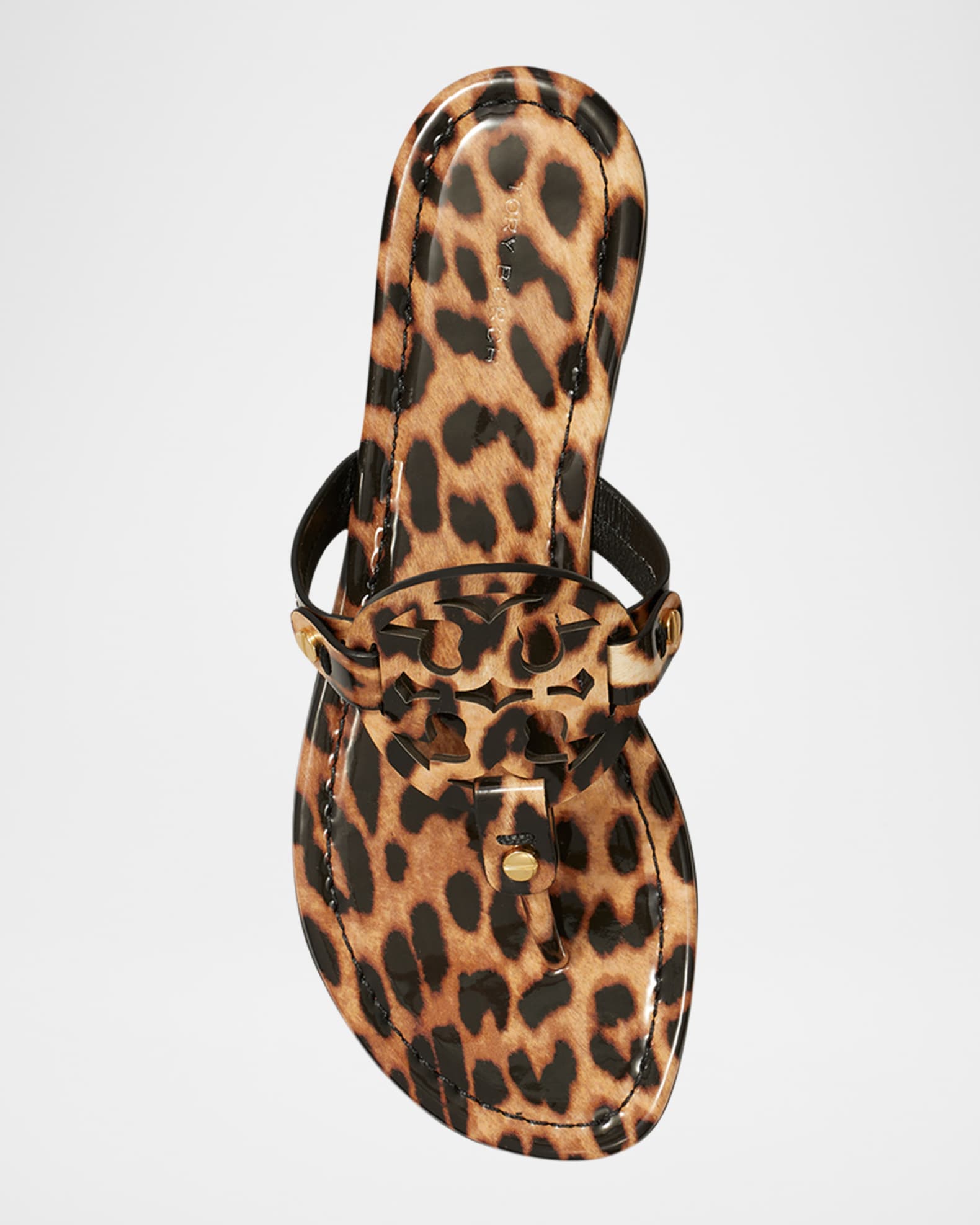 Cheetah tory burch sandals on sale