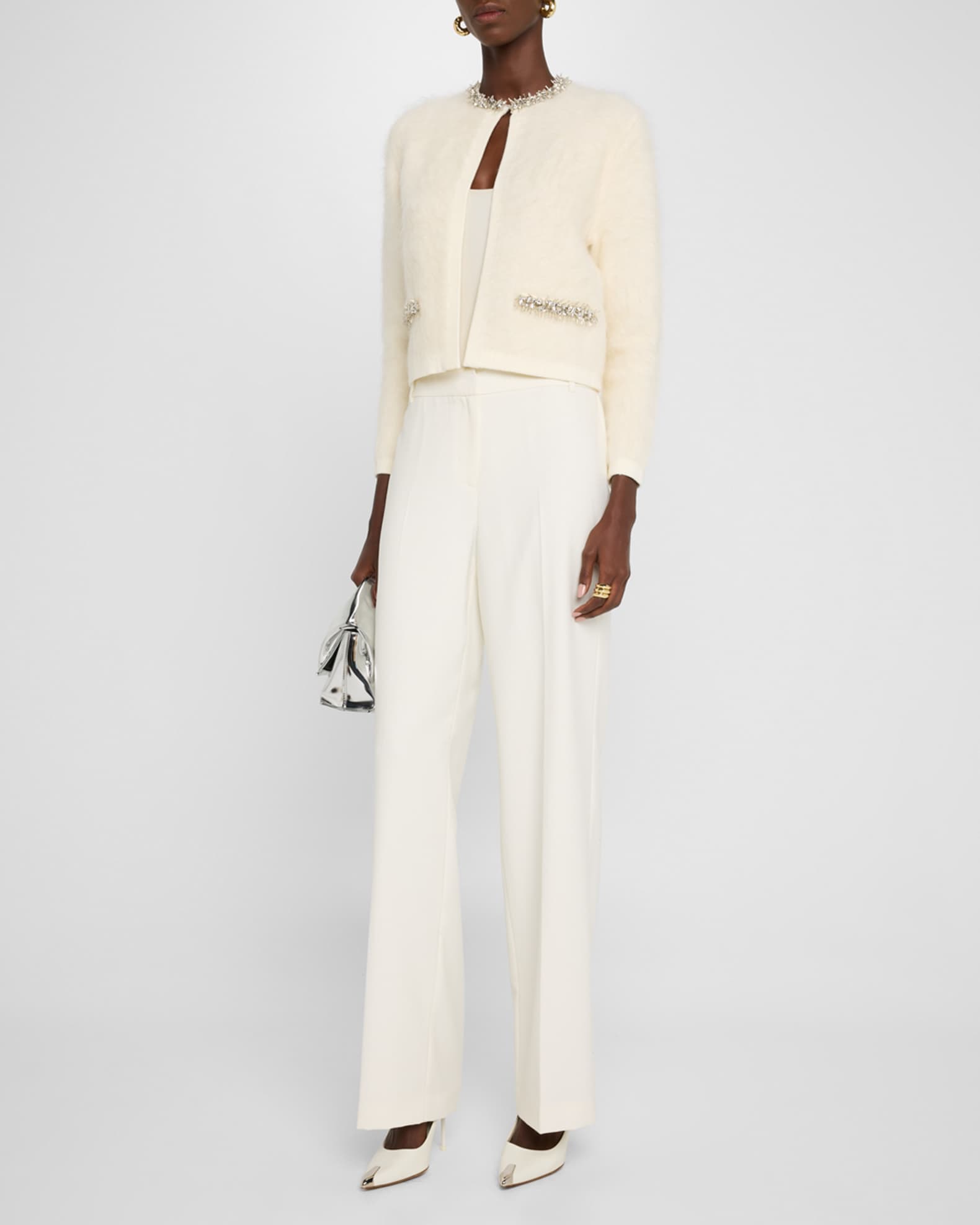 Misty Mid-Rise Straight-Leg Pants 1