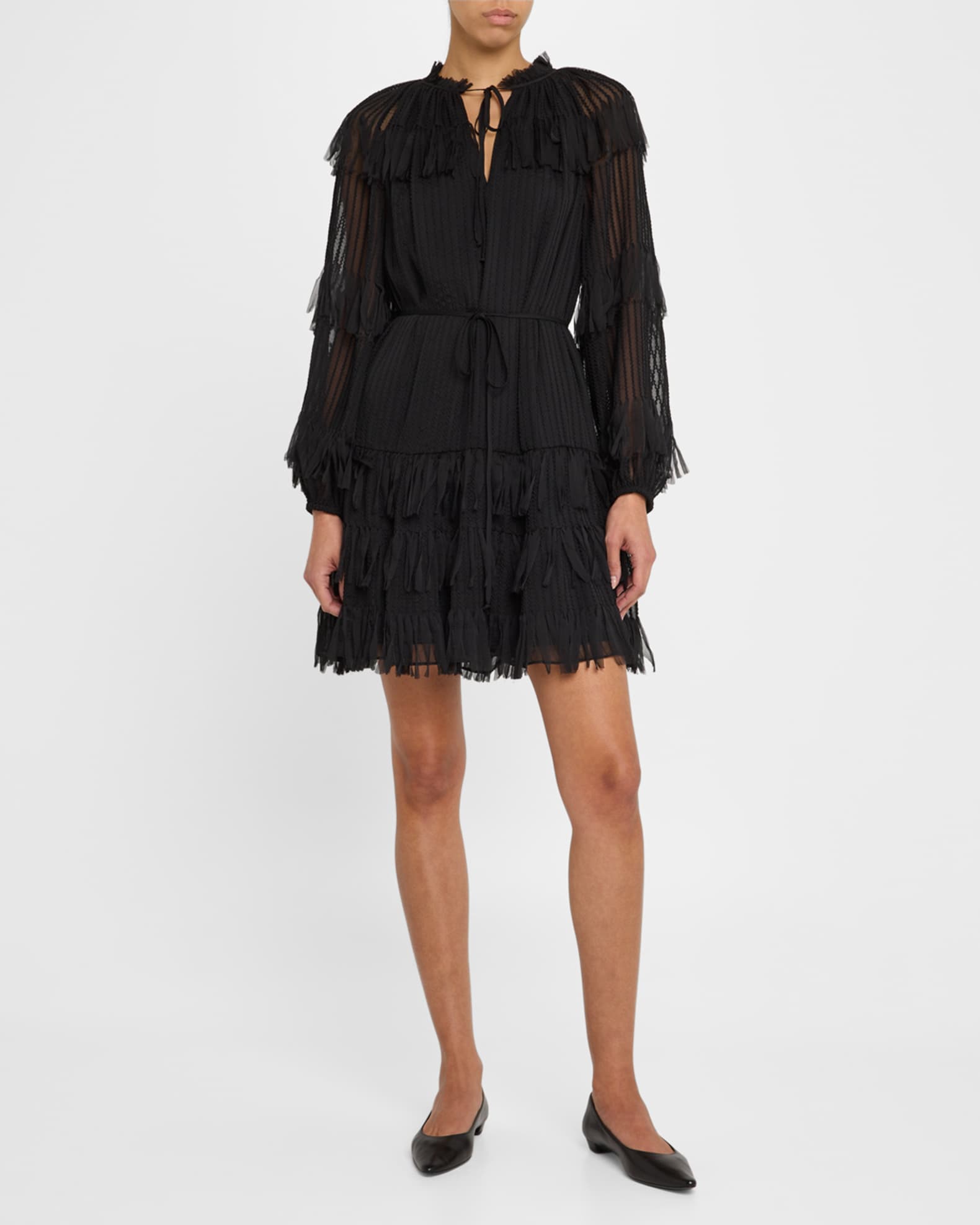Nora Chiffon Mini Dress 1