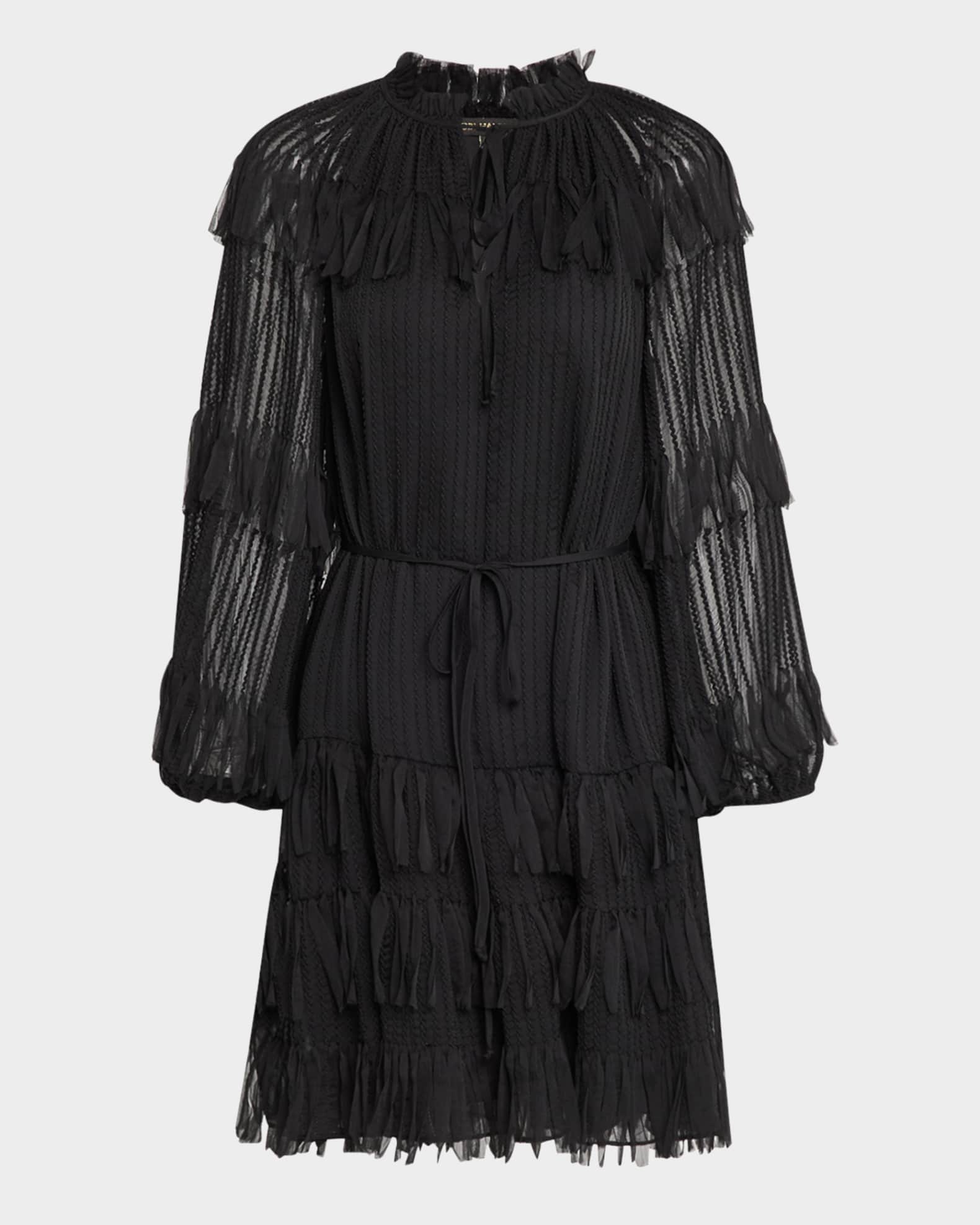 Nora Chiffon Mini Dress 0