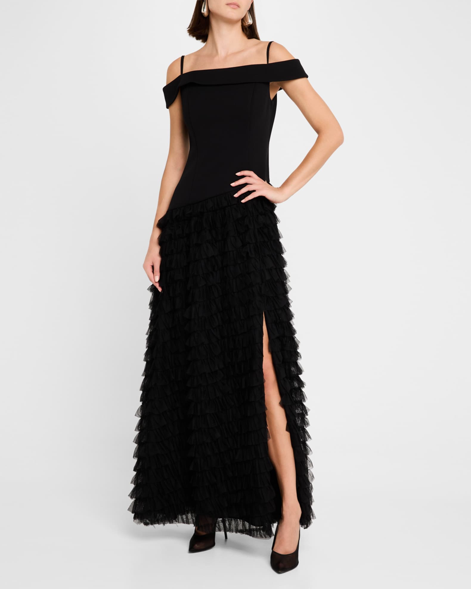 Aidan mattox cold shoulder on sale