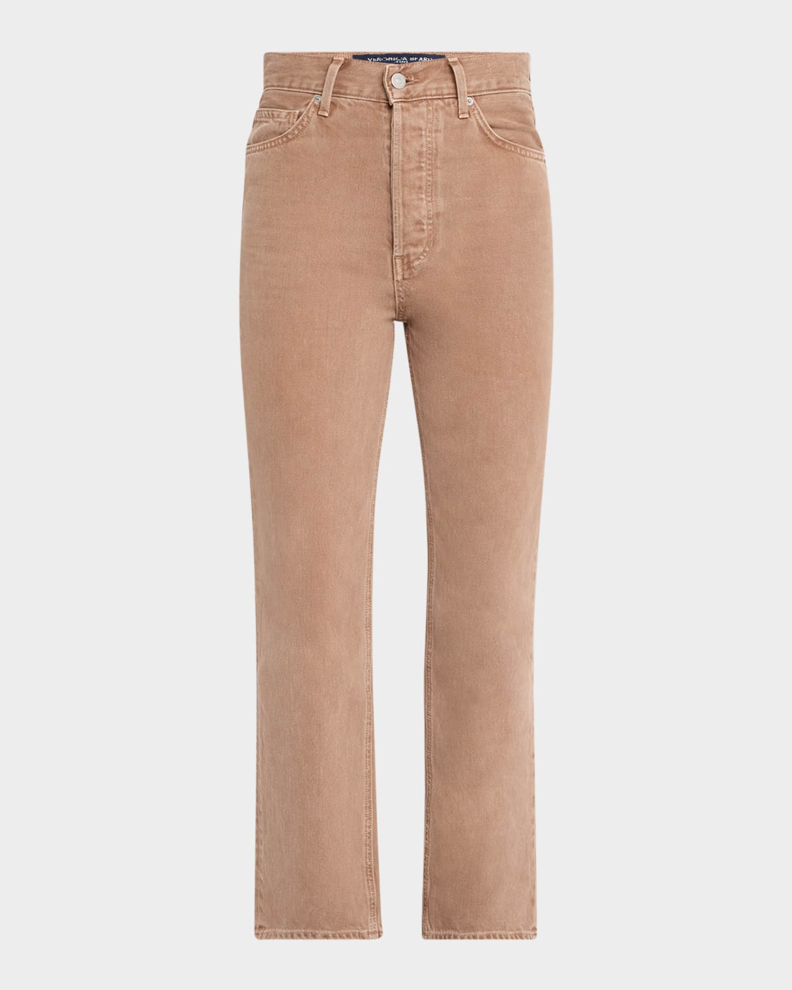 Daniela High-Rise Ankle Straight Jeans 0