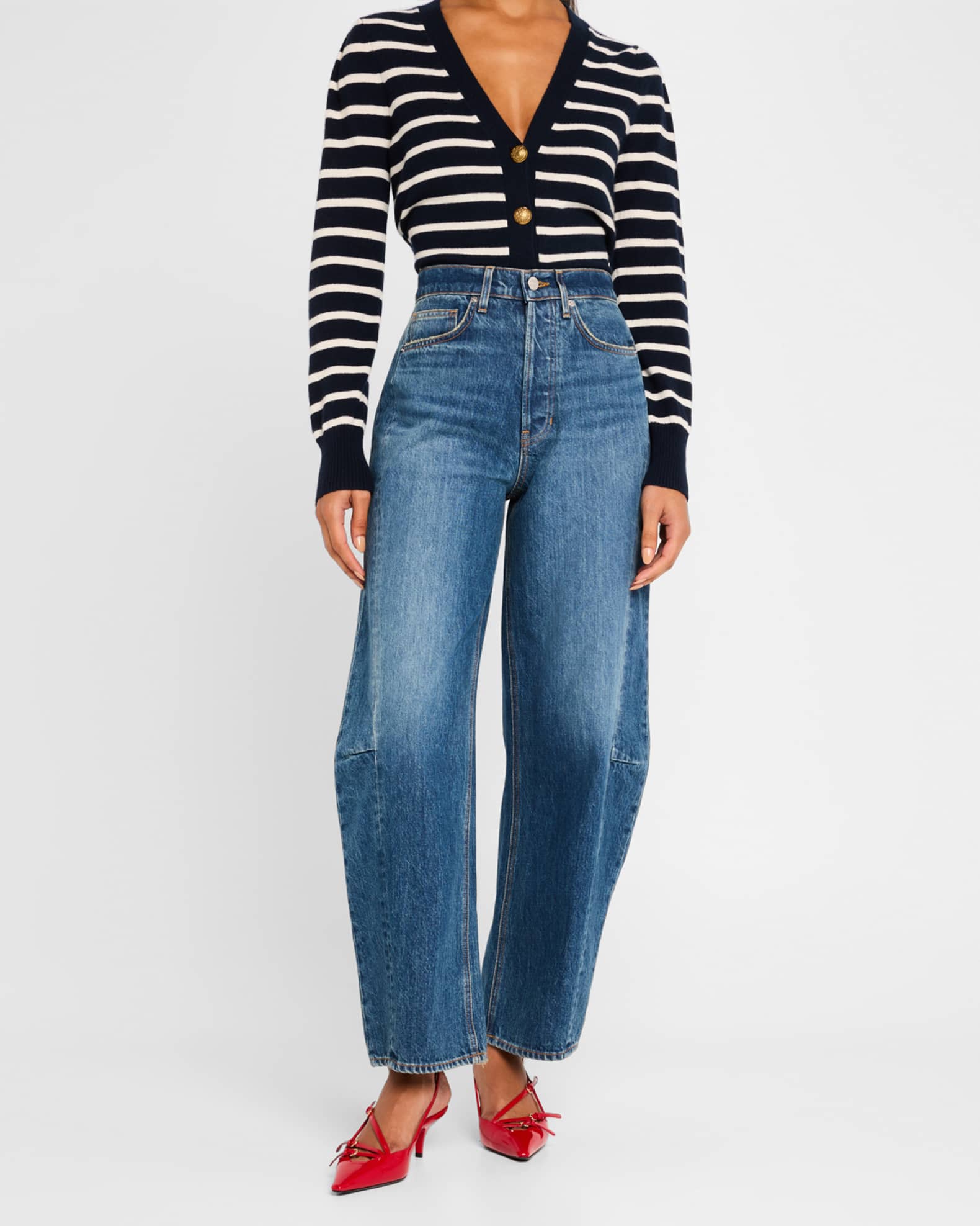 Ryder High-Rise Barrel Jeans 1