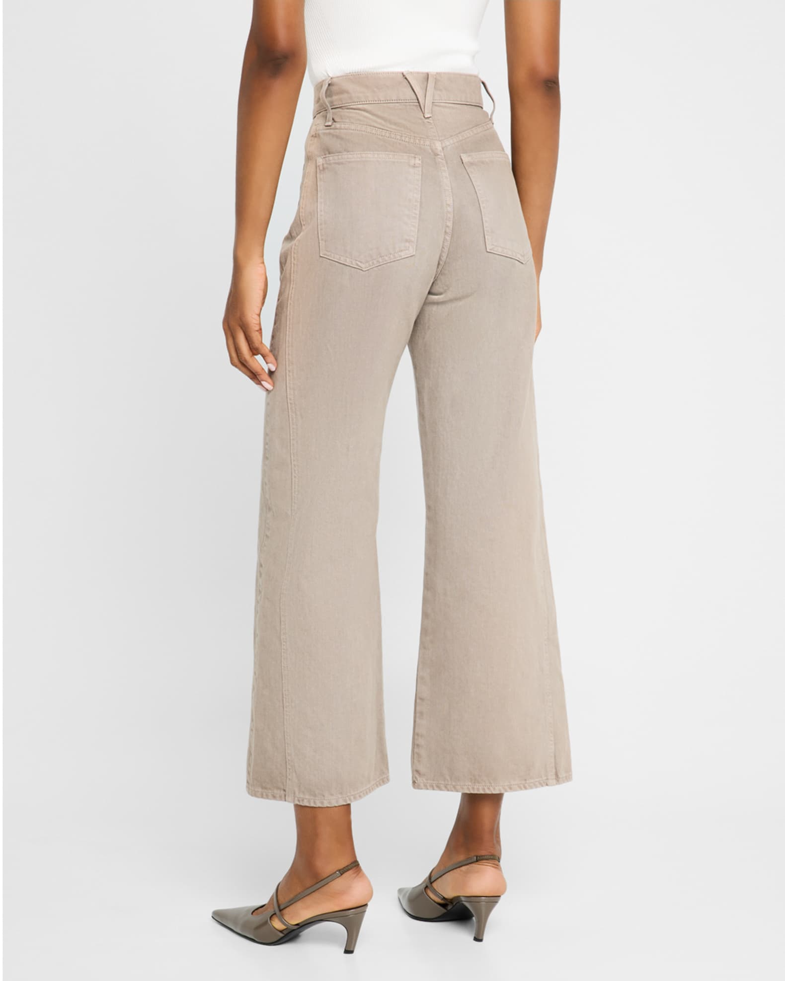 Taylor Crop High-Rise Wide Jeans