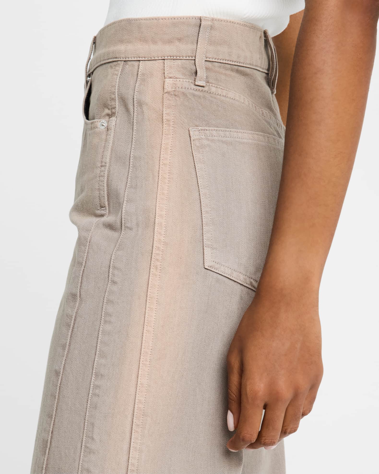 Taylor Crop High-Rise Wide Jeans