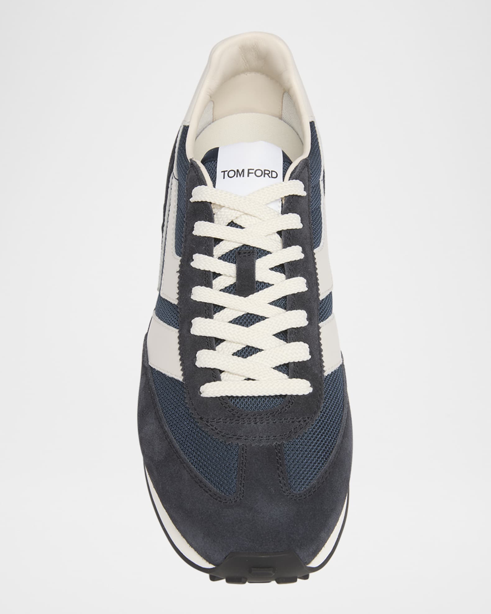 TOM FORD Men's Mick Tech Fabric and Suede Sneakers | Neiman