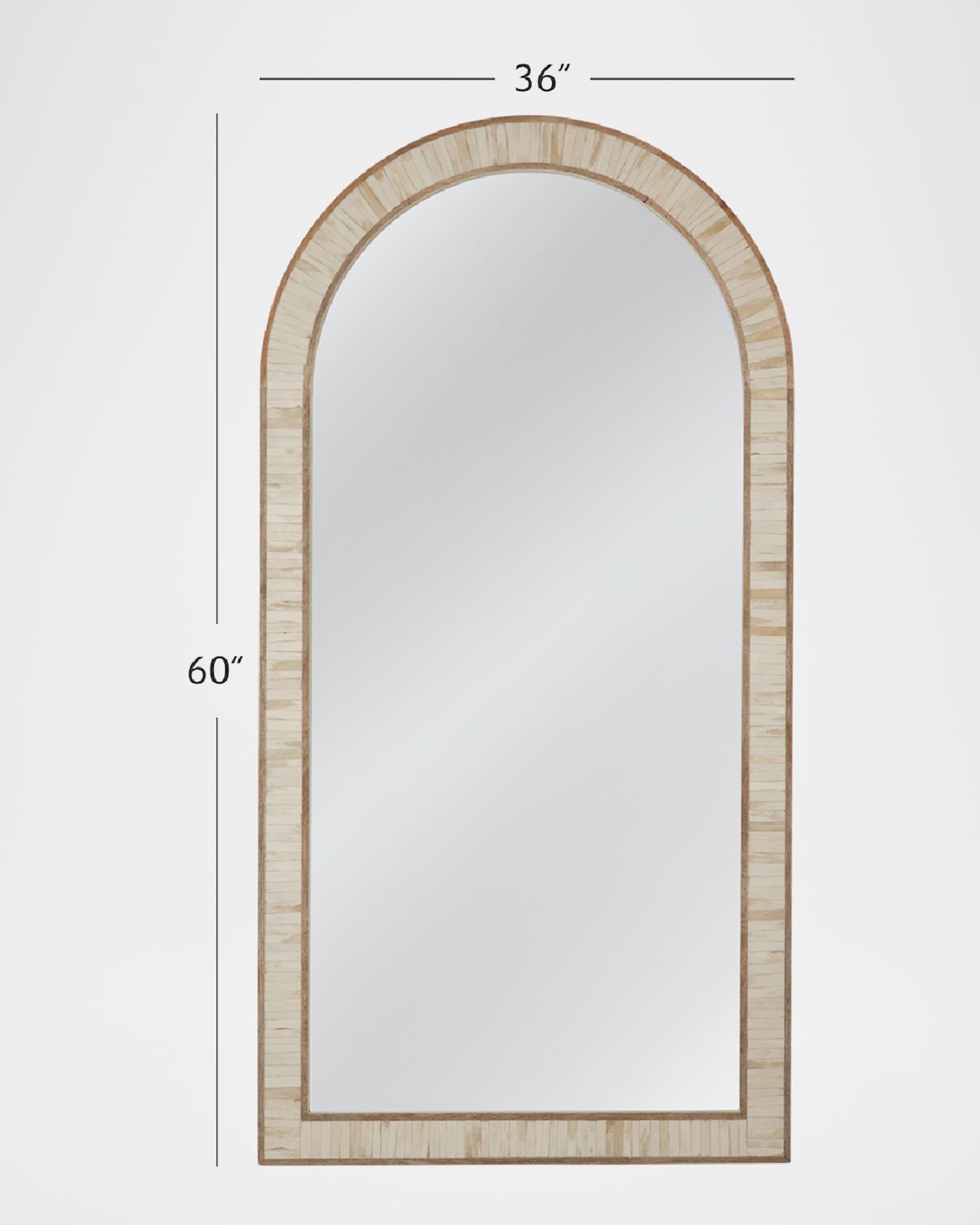 Hallie 70" Floor Mirror Neiman Marcus