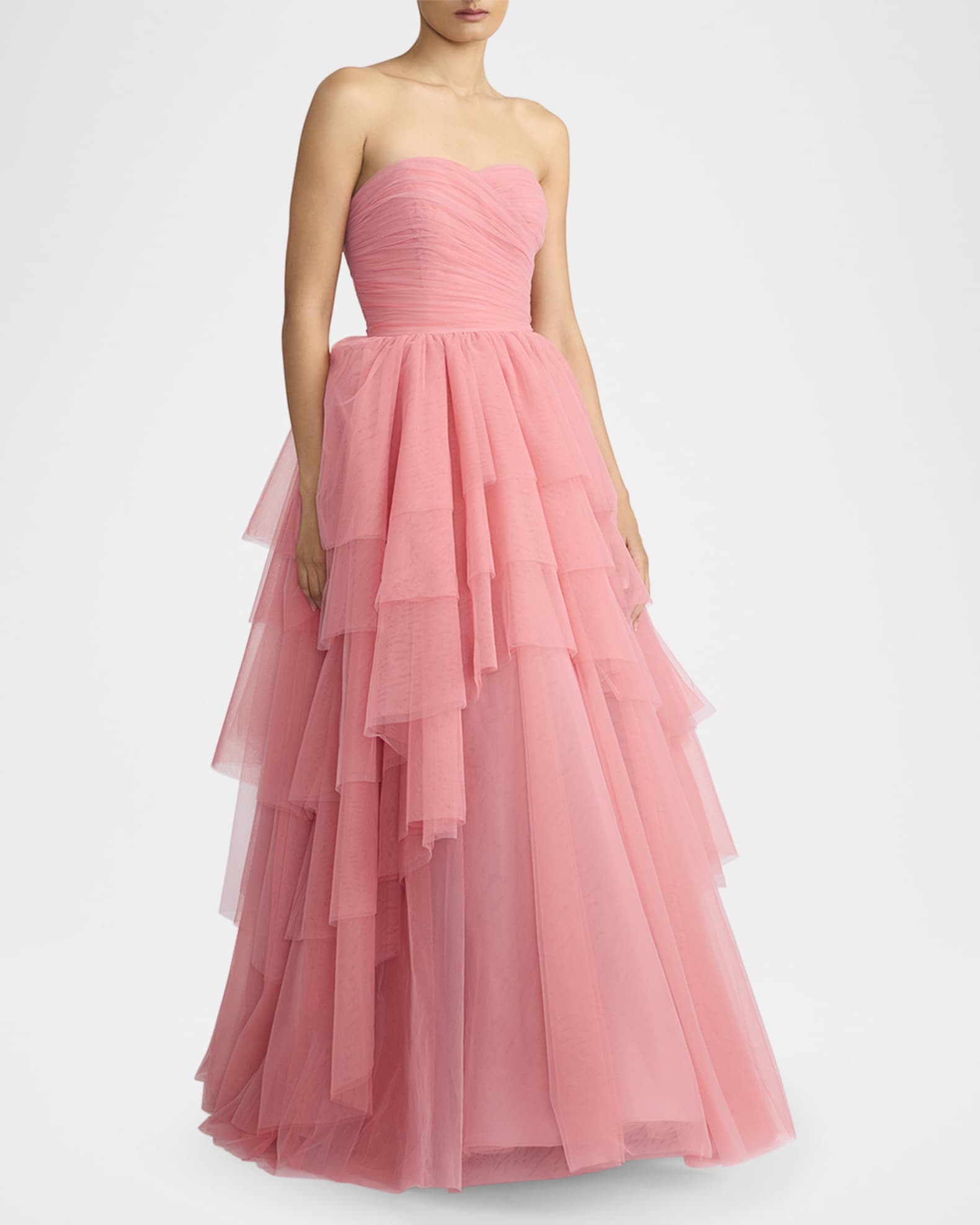 Zac Posen Wicked x Zac Posen Tiered Tulle Ball Gown Neiman Marcus