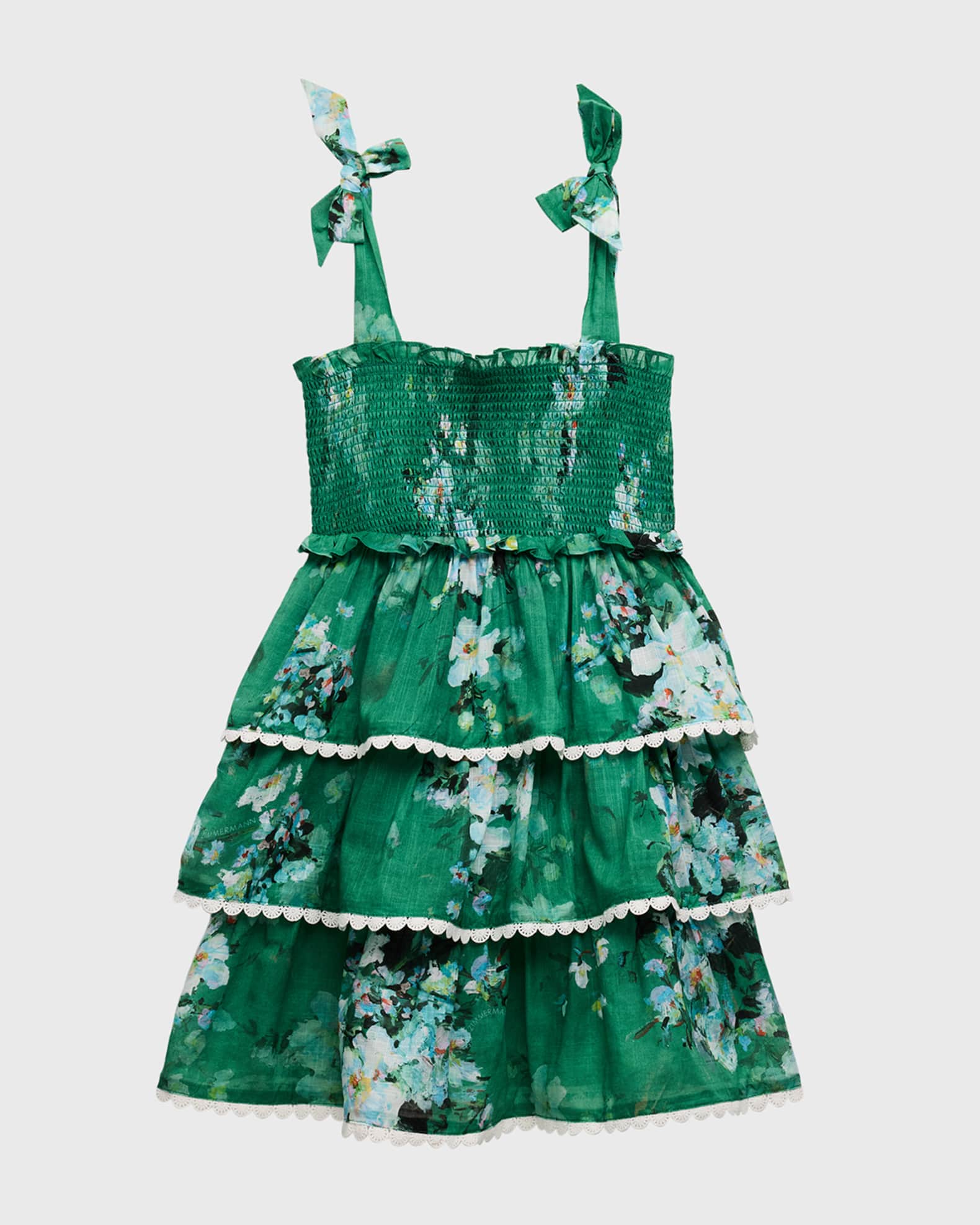 Zimmermann Girl s Everley Floral print Smocked Dress Size 1 12 12 Girls Apparel Dresses