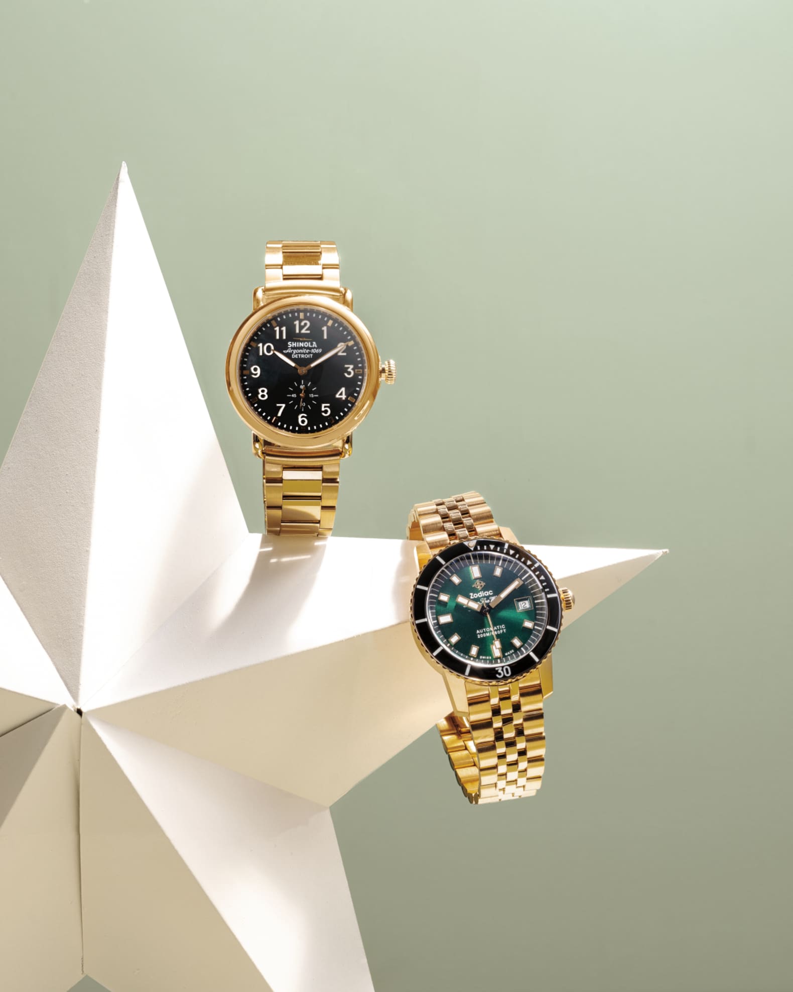 ZODIAC Limited Edition Compression Diver Automatic 18K Gold-Plated