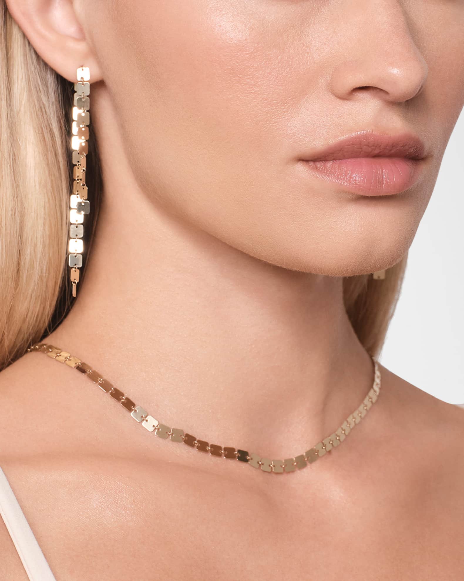 Laser Square Chain Necklace 1