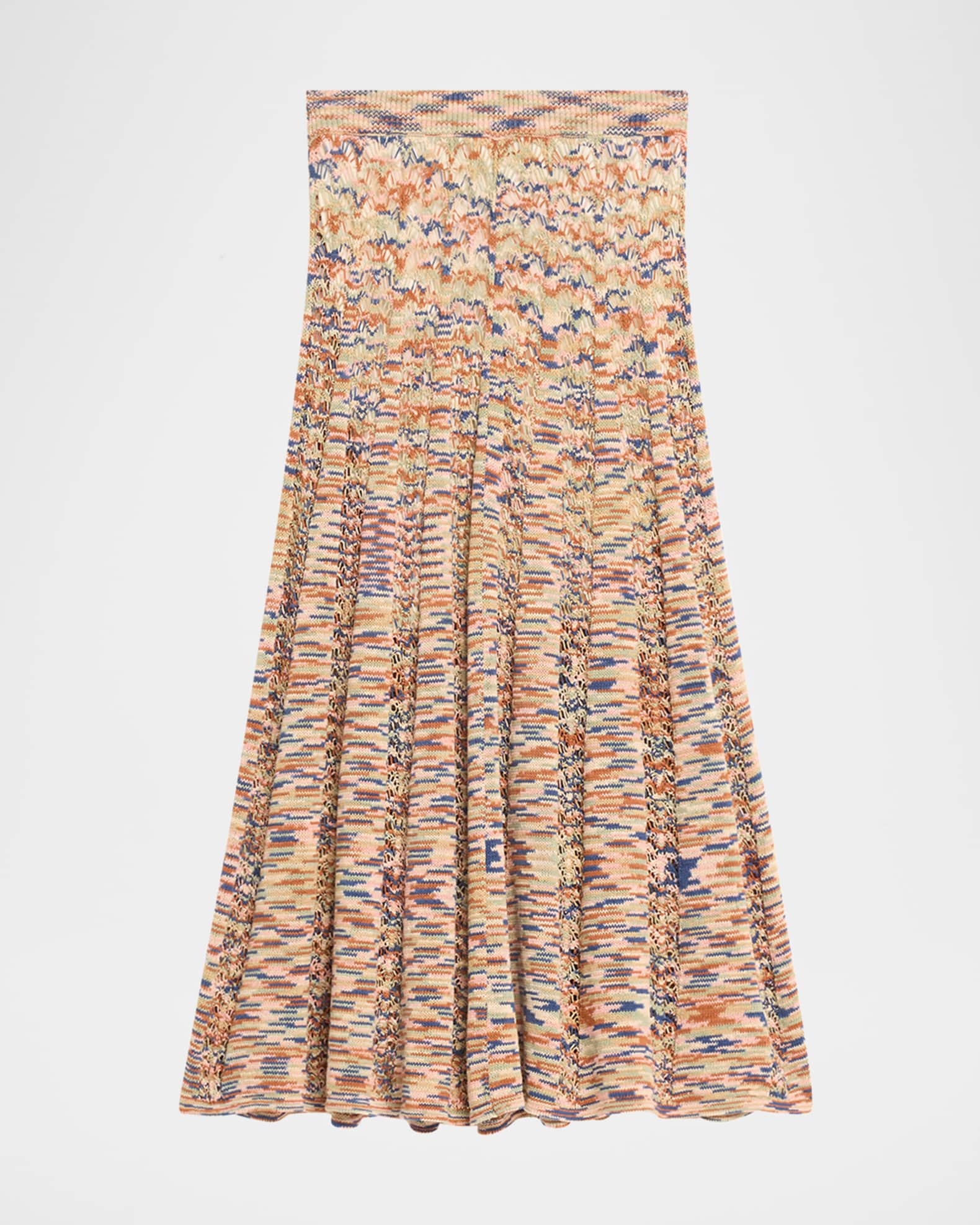 Zimmermann Wylie Flared Knit Skirt | Neiman Marcus
