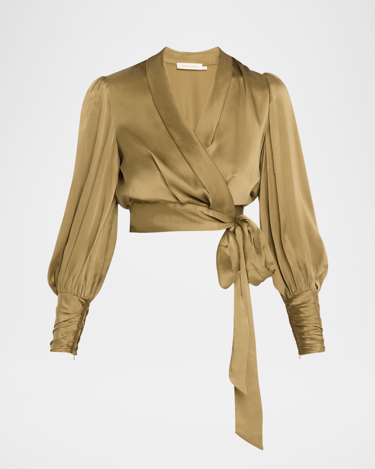 Silk Wrap Top 0