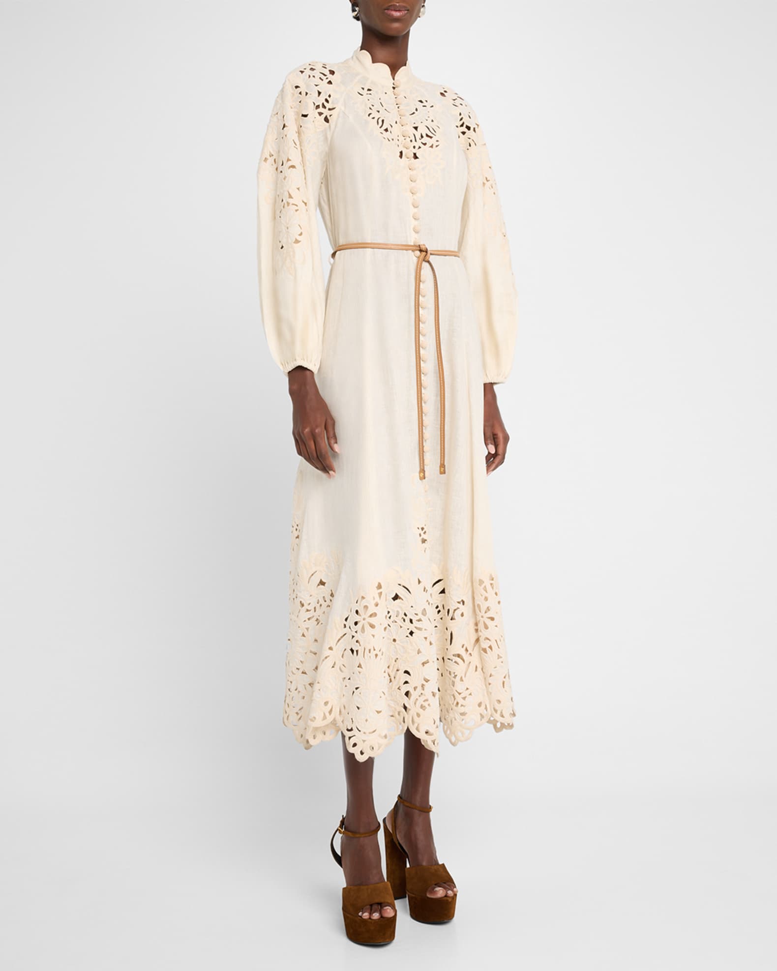 Wylie Embroidered Billow Dress 1