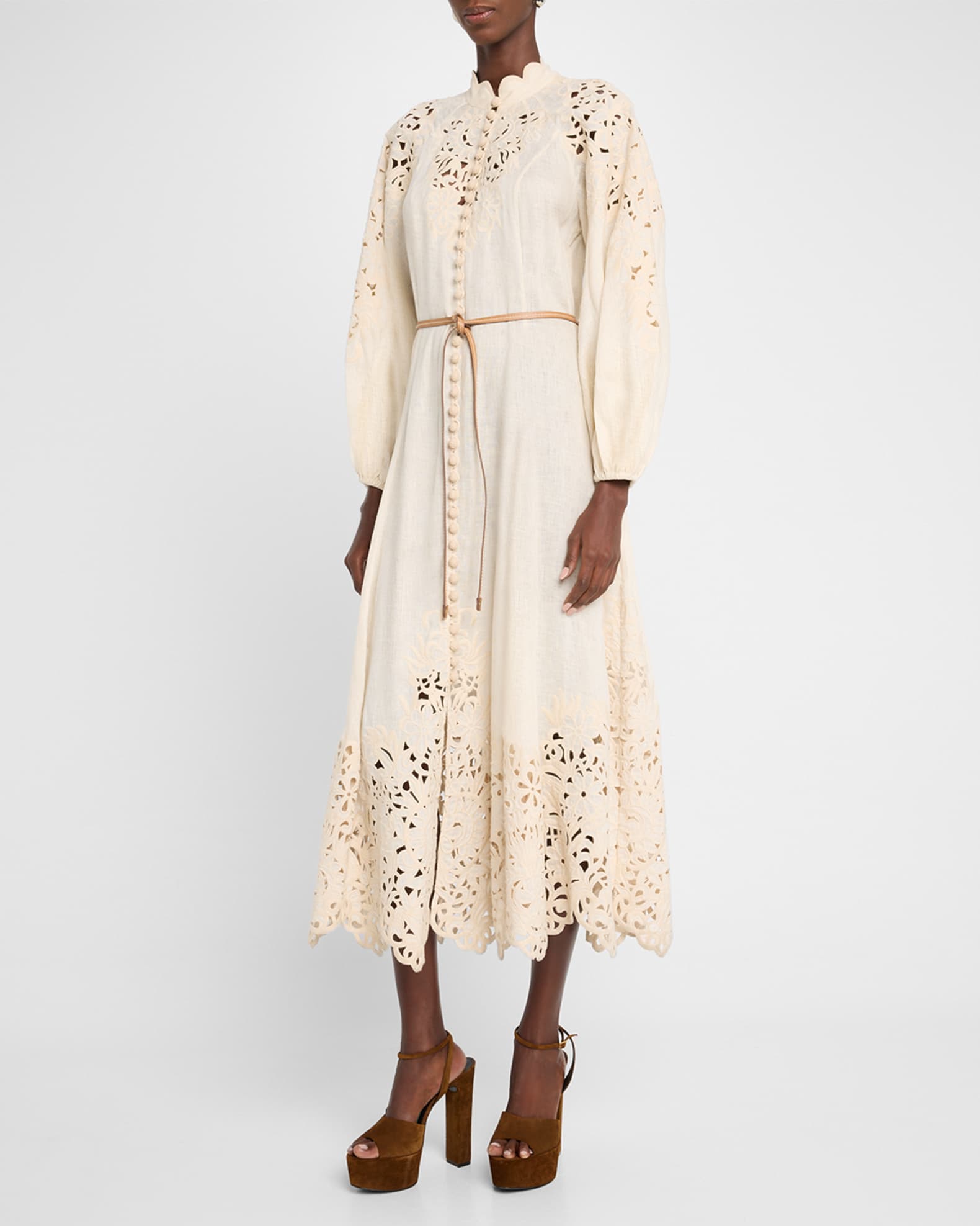 Zimmermann embroidered dress online